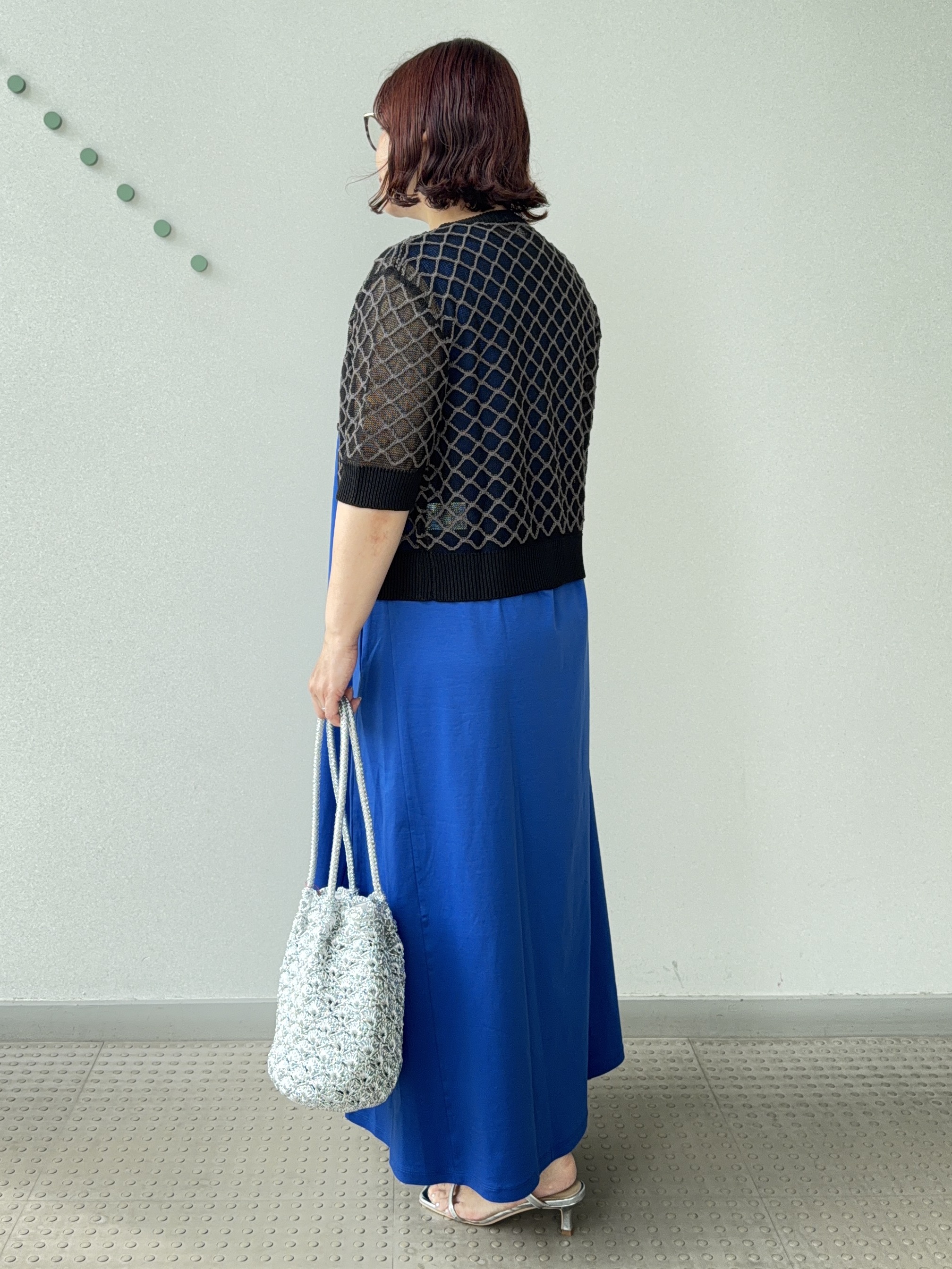 Asamiさんの「DRESSTERIOR｜【ウォッシャブル】フィッシュネットニットシャツカーディガン」を使ったコーディネート