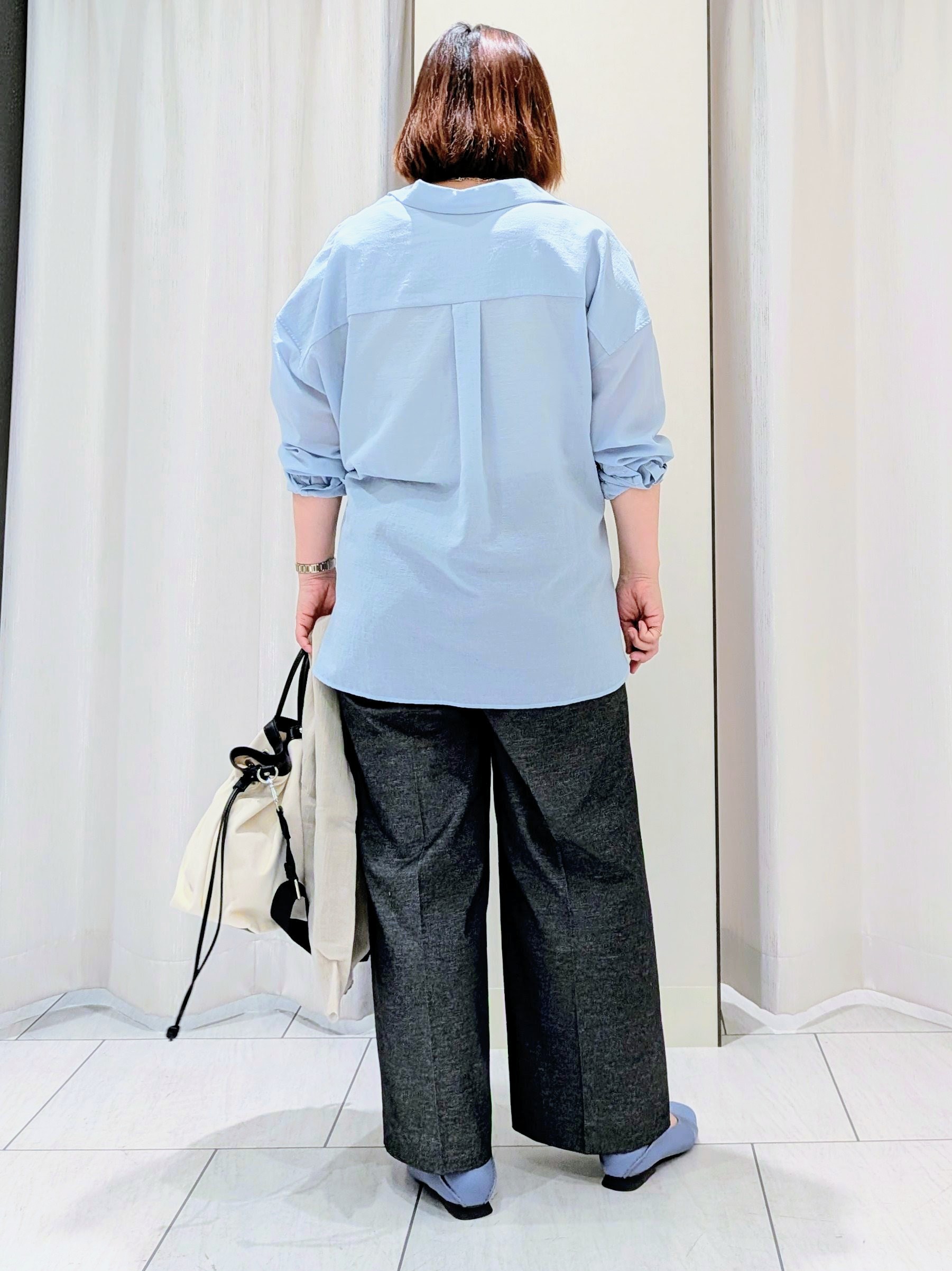 Onumaさんの「UNTITLED｜【2WAY/マシンウォッシャブル】カシュクールデザインシャツ」を使ったコーディネート