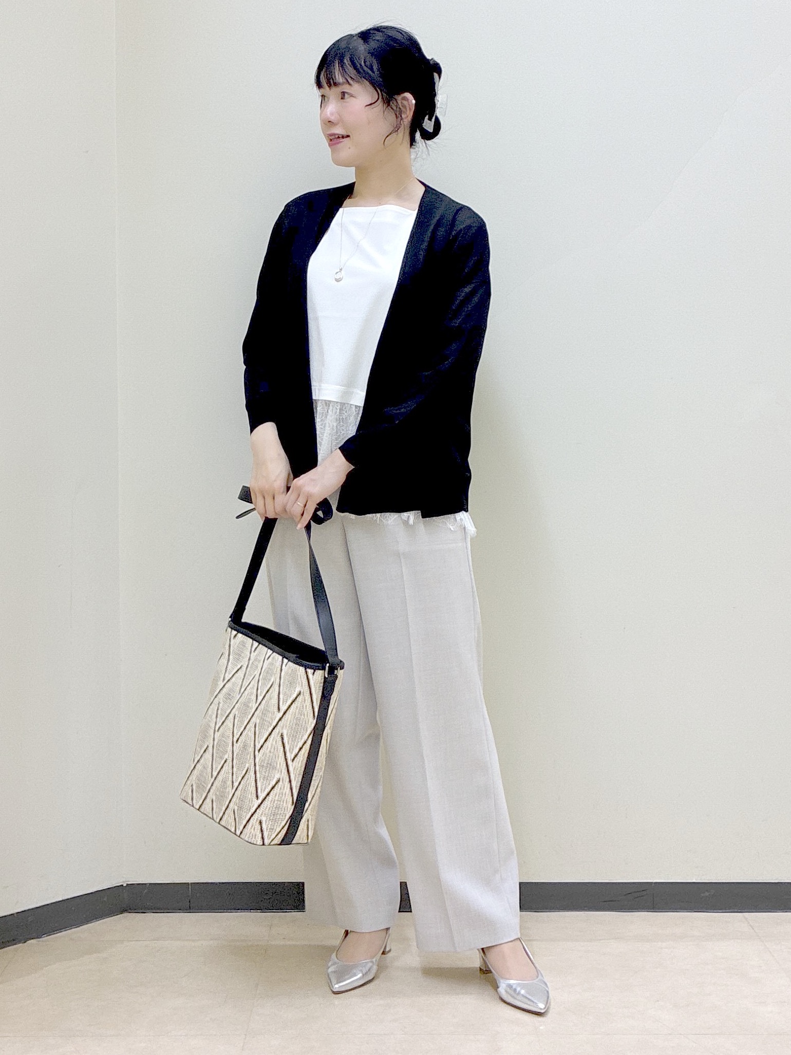 beni_gingerさんの「Reflect｜【冷房対策に◎】すっきり見え着流しカーディガン」を使ったコーディネート