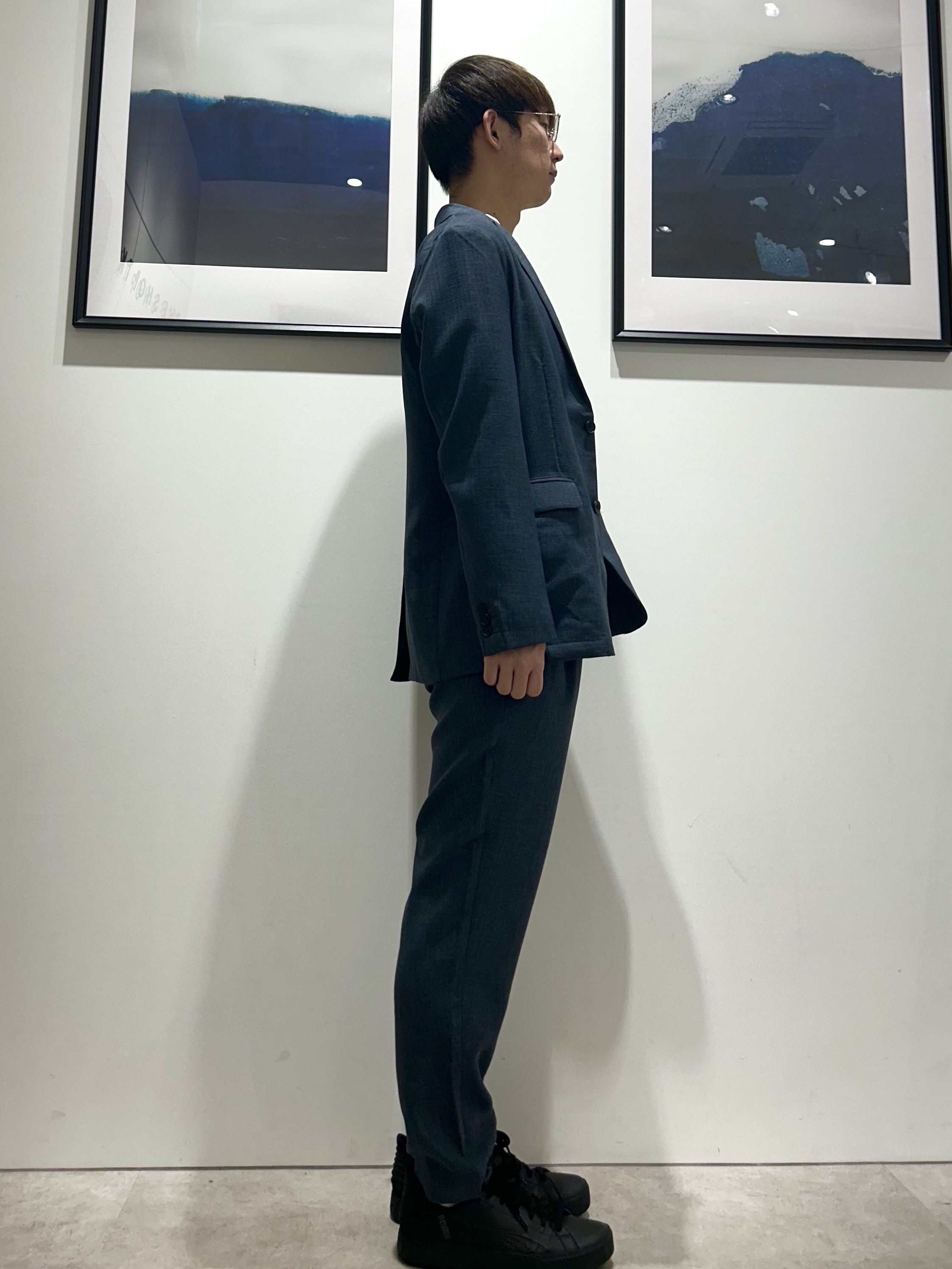 。さんの「THE SHOP TK｜【LINO FINE】リネンライク テーラードジャケット 吸水速乾/イージーケア/UVカット/洗濯機」を使ったコーディネート