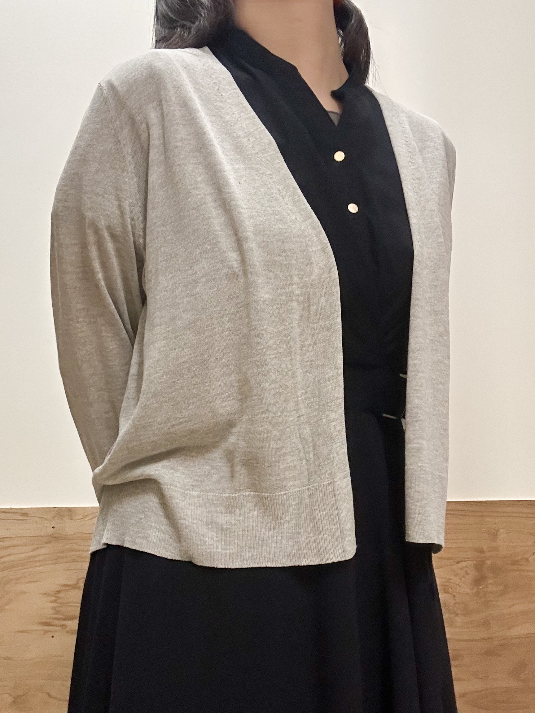 すーさんの「grove｜高評価！【接触冷感／UVカットetc】ベーシックショートカーディガン」を使ったコーディネート