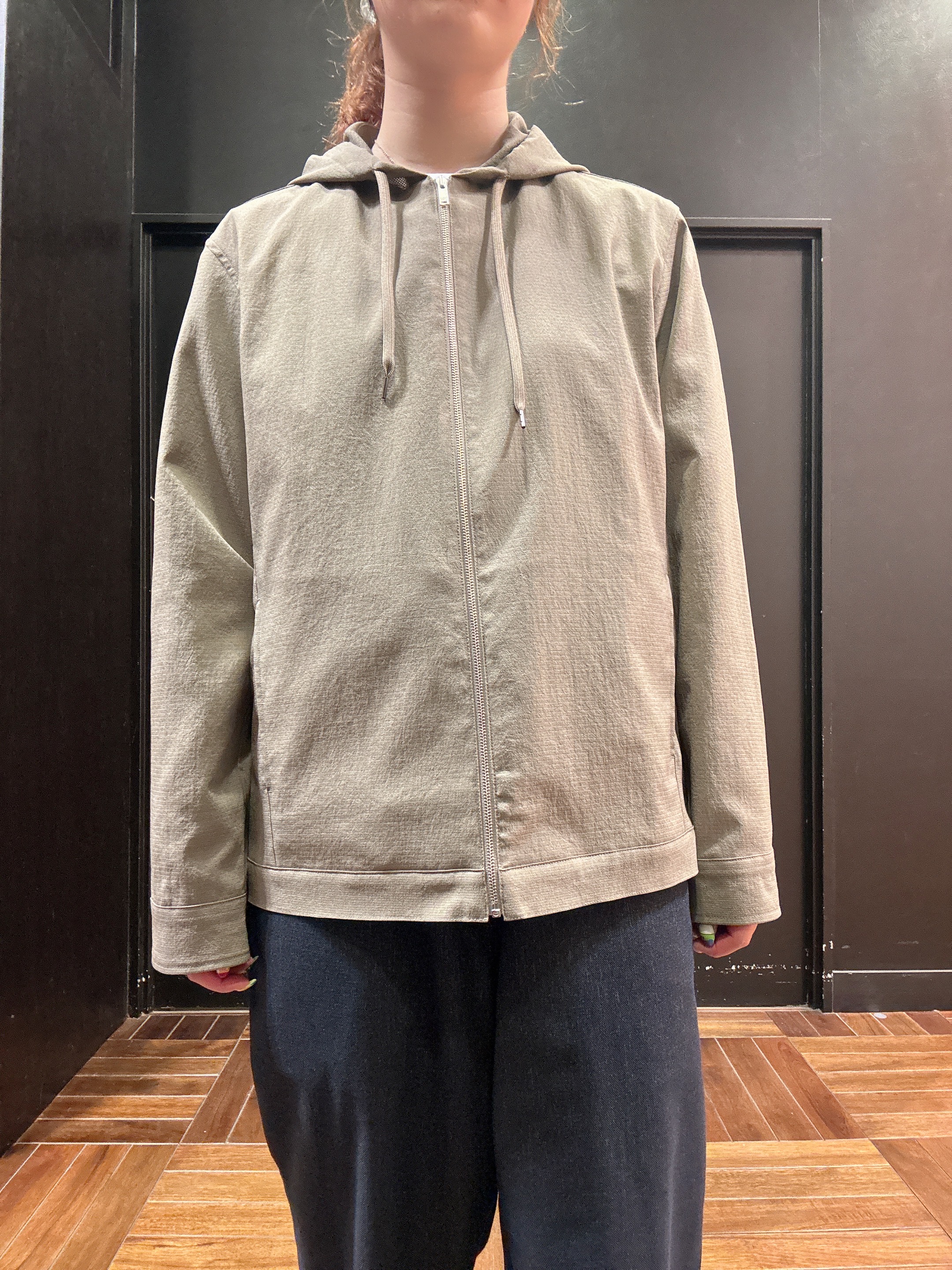 ヒナさんの「TAKEO KIKUCHI｜【撥水・洗える・シワになりにくい】 リランチェ（R） フードブルゾン」を使ったコーディネート