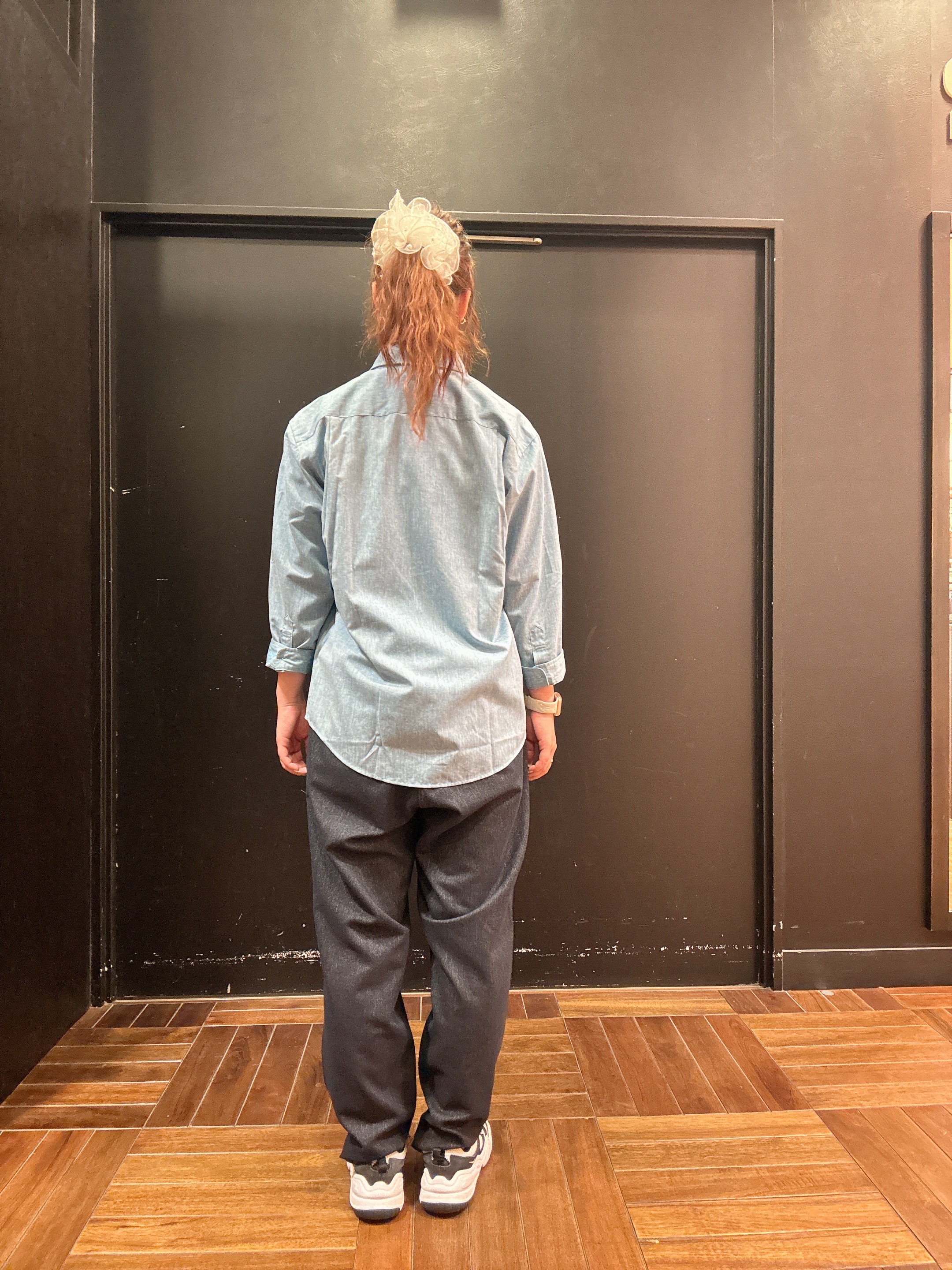 ヒナさんの「TAKEO KIKUCHI｜【接触冷感】ハイブリッド リネン 七分袖シャツ」を使ったコーディネート