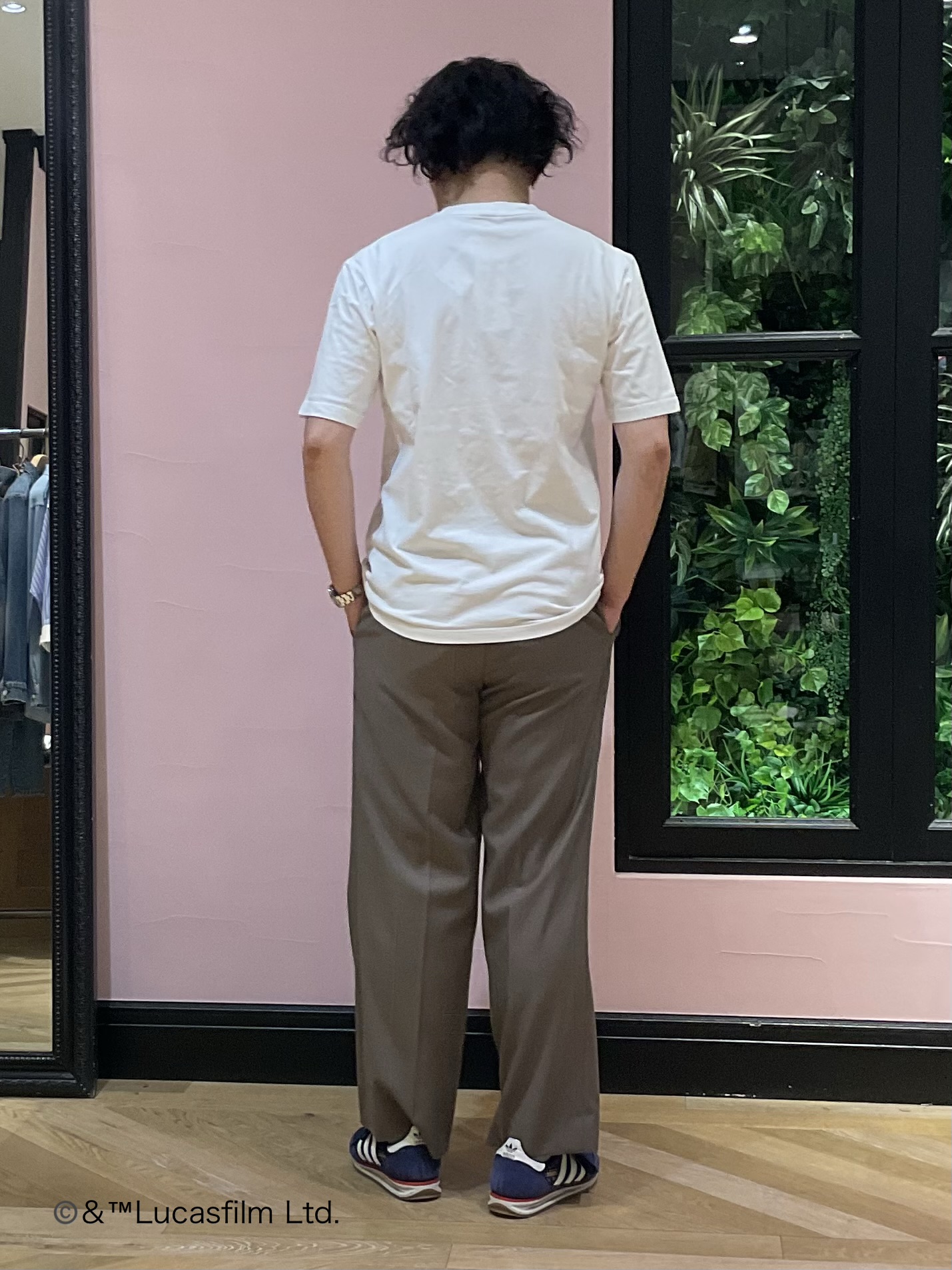 Nagaseさんの「DRESSTERIOR｜【接触冷感】STAR WARS カプセルグローグTシャツ」を使ったコーディネート