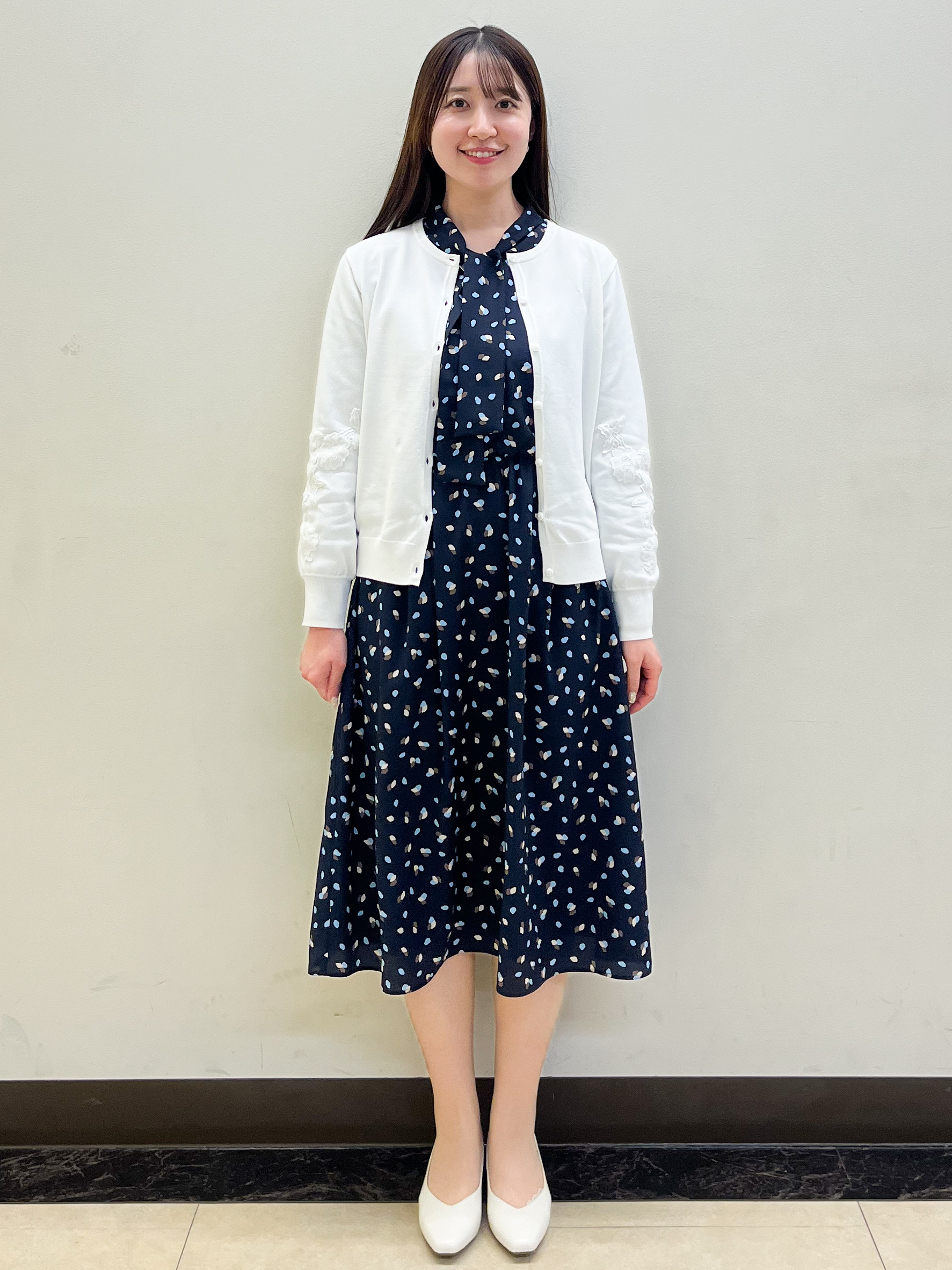 mikikoさんの「Reflect｜レースデザインスリーブカーディガン」を使ったコーディネート