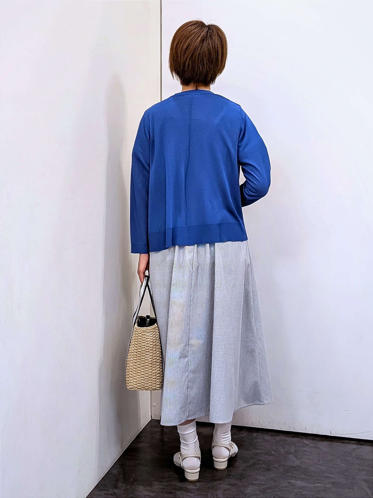 やまちゃんさんの「grove｜高評価！【接触冷感／UVカットetc】ベーシックショートカーディガン」を使ったコーディネート