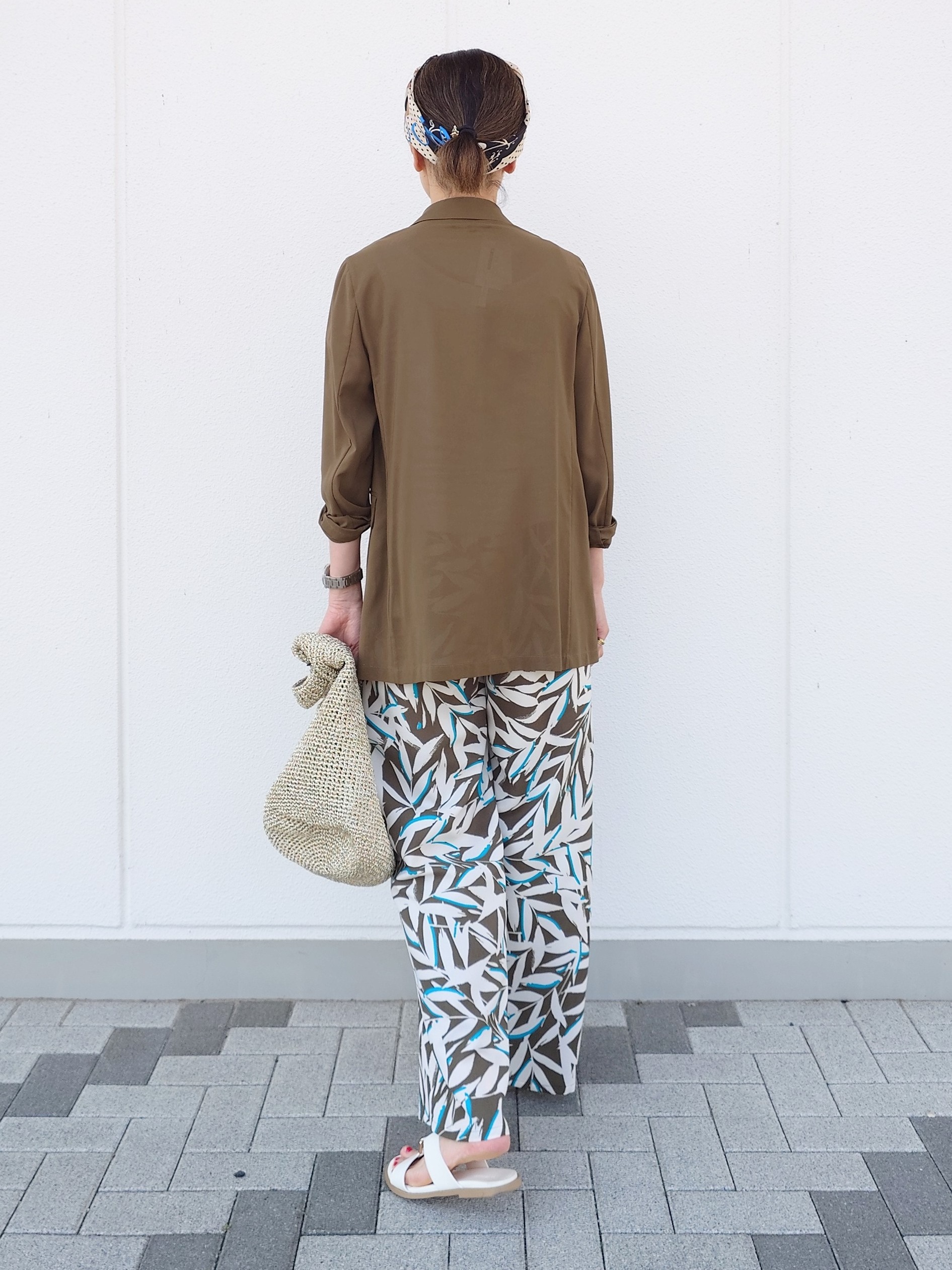 MUTSUKOさんの「UNTITLED｜【セットアップ可/接触冷感/通気性】ドライシアーダブルジャケット」を使ったコーディネート