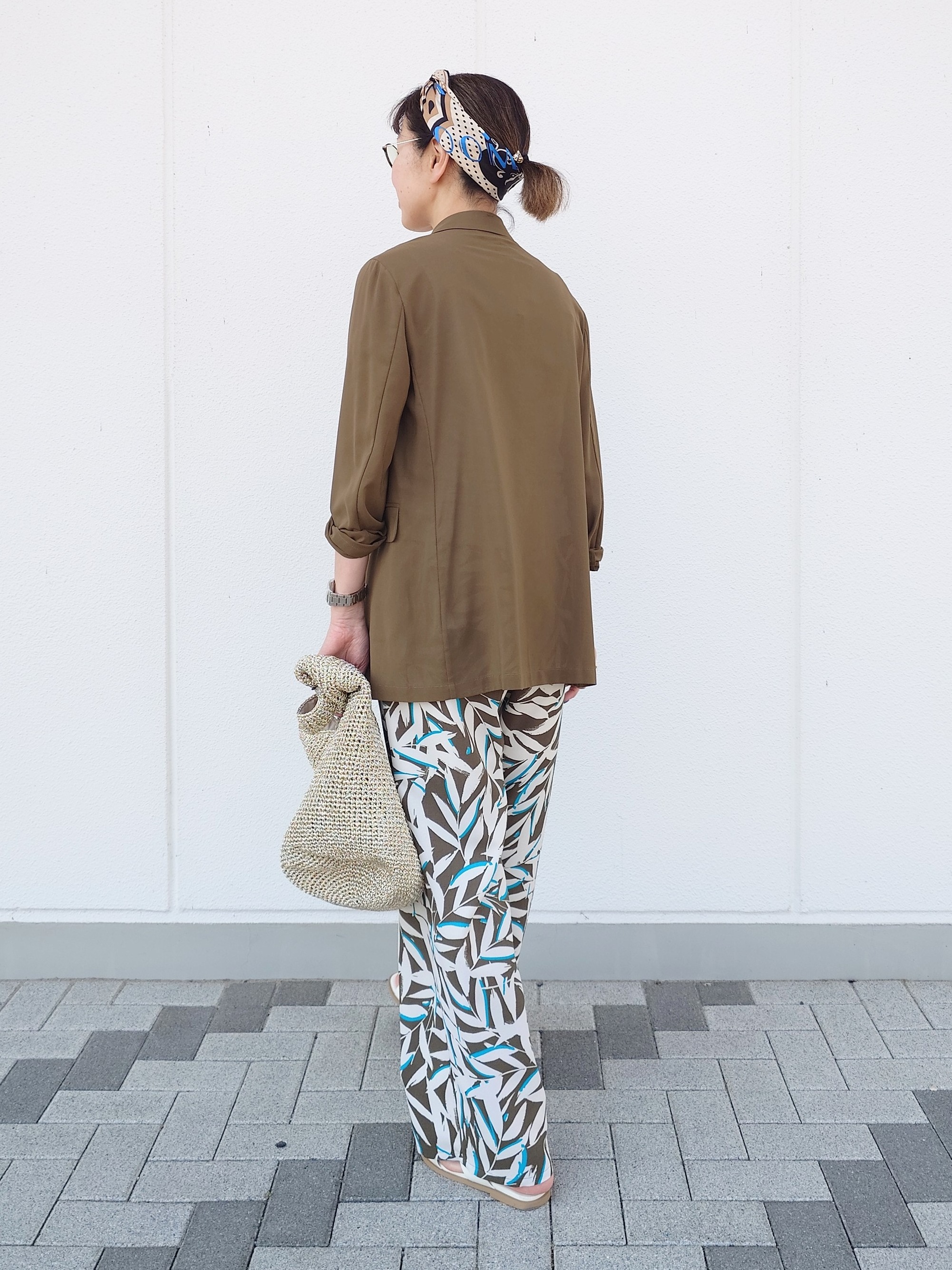 MUTSUKOさんの「UNTITLED｜【セットアップ可/接触冷感/通気性】ドライシアーダブルジャケット」を使ったコーディネート
