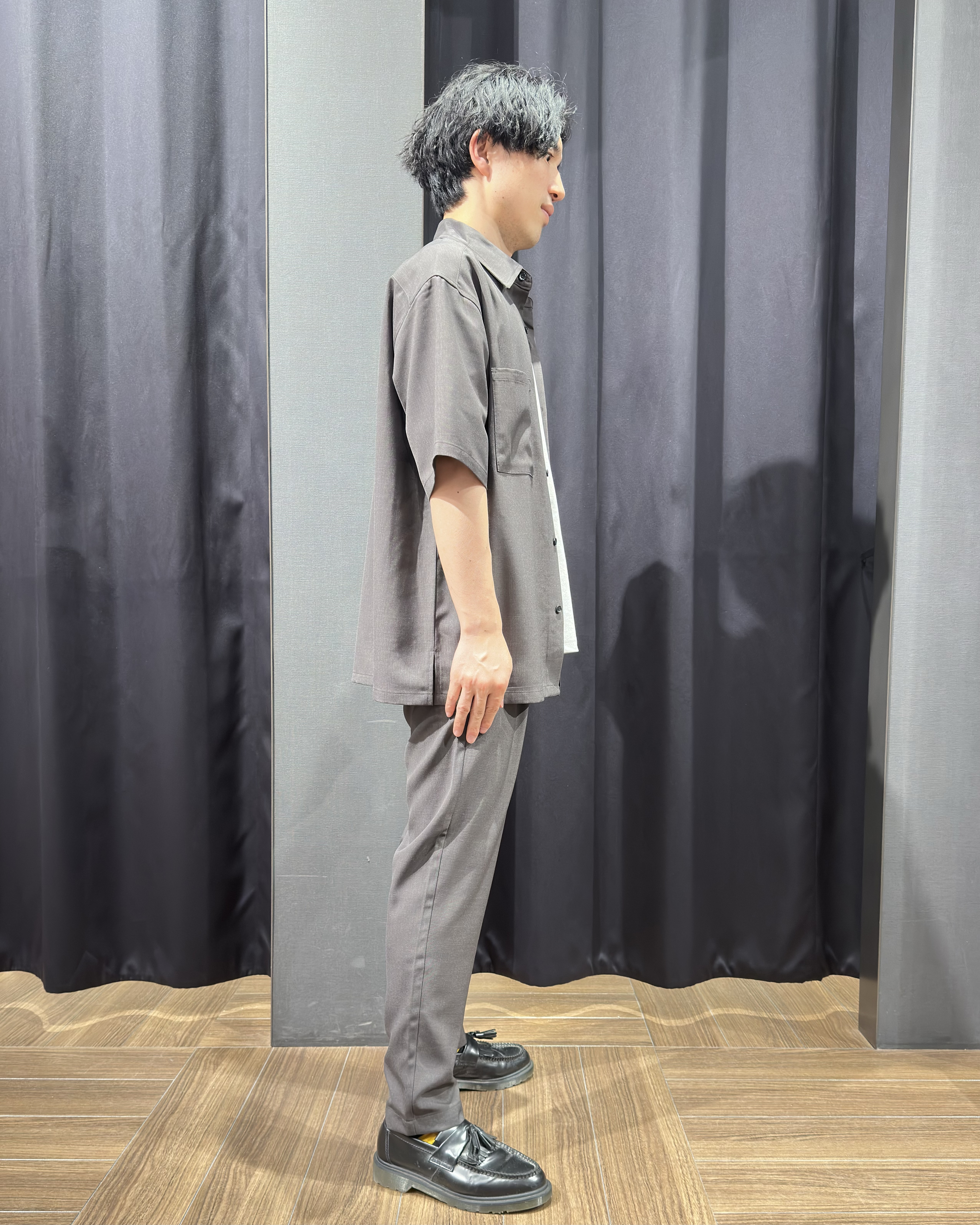 tomoyaさんの「THE SHOP TK｜LITE TEX ダブルフラップ半袖シャツ 接触冷感/吸水速乾/UVカット/アンチピリング/イージー」を使ったコーディネート