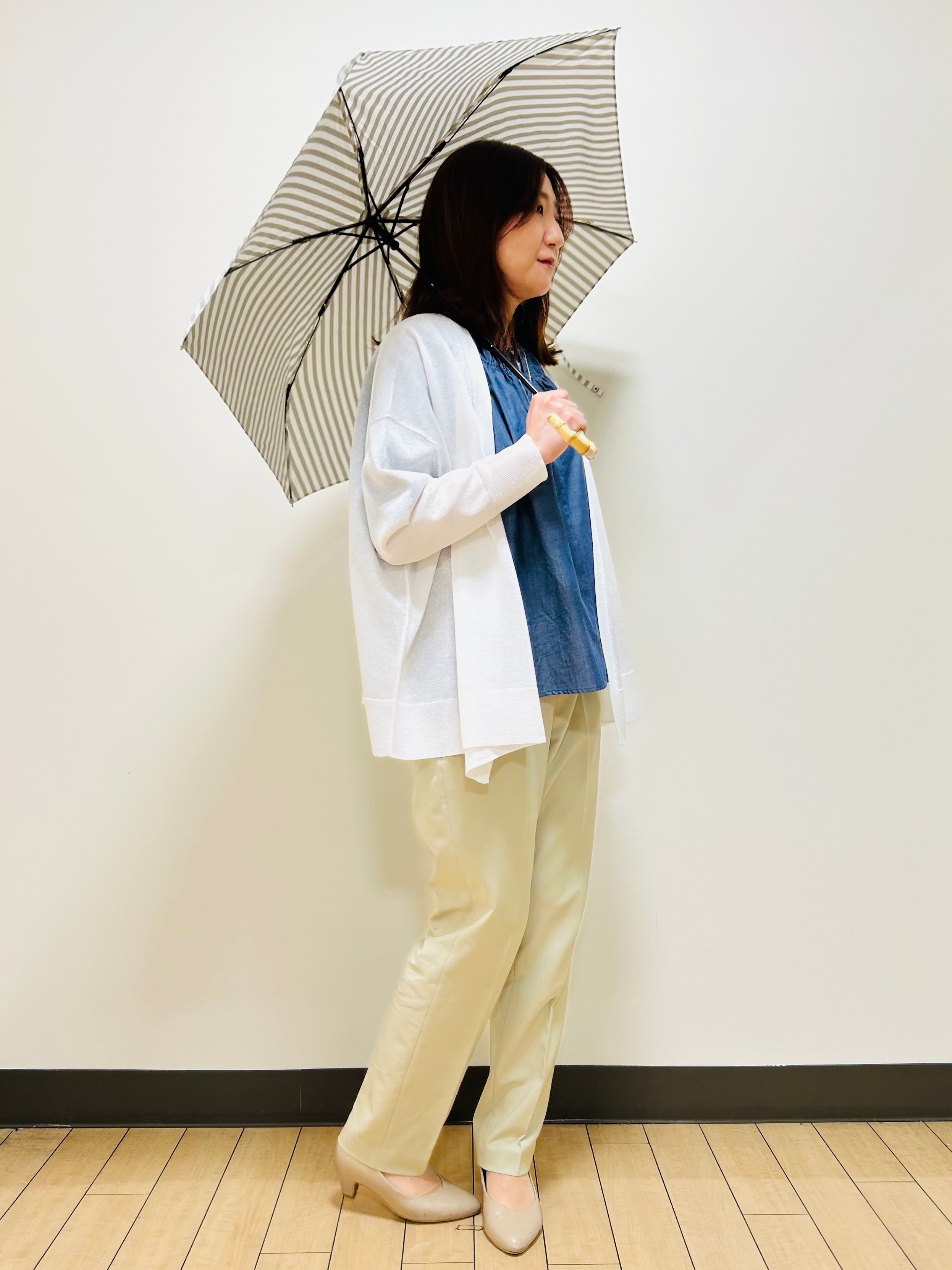 miiiさんの「Reflect｜【冷房対策に◎】すっきり見え着流しカーディガン」を使ったコーディネート