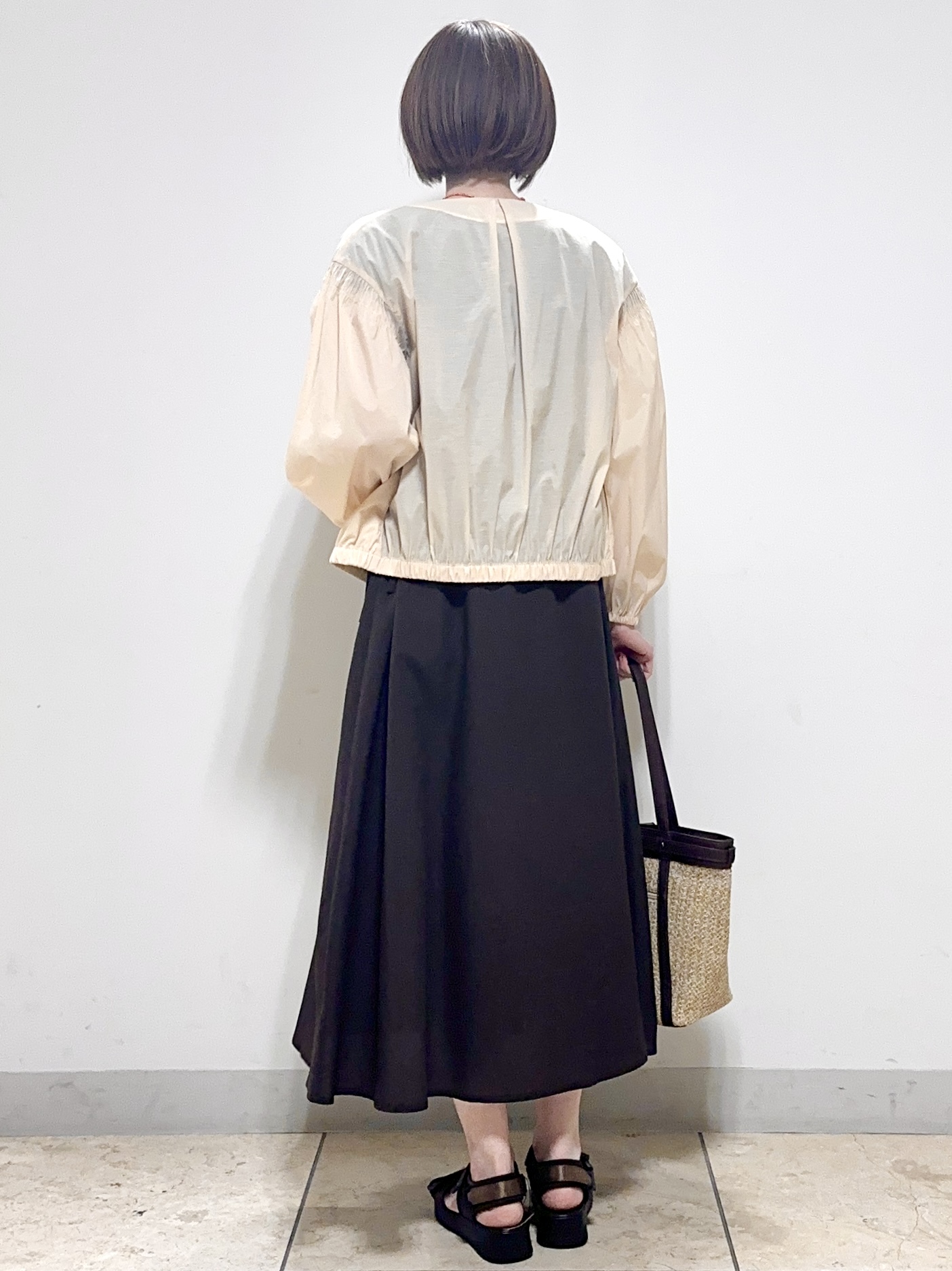 イト子さんの「Reflect｜フロントファスナーシアーブルゾン」を使ったコーディネート