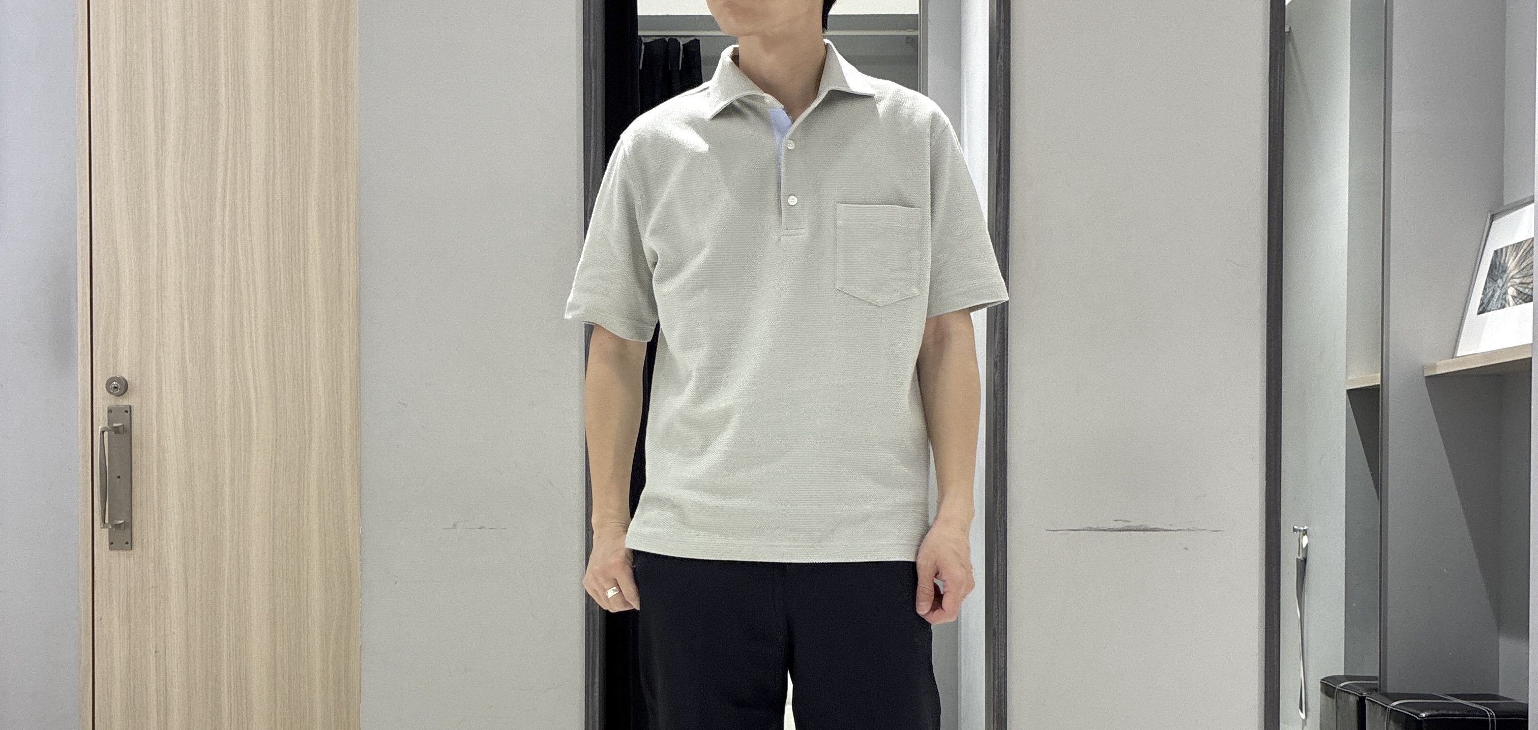 わいずみさんの「TAKEO KIKUCHI｜【抗菌防臭】ステイフレッシュ ポロシャツ」を使ったコーディネート