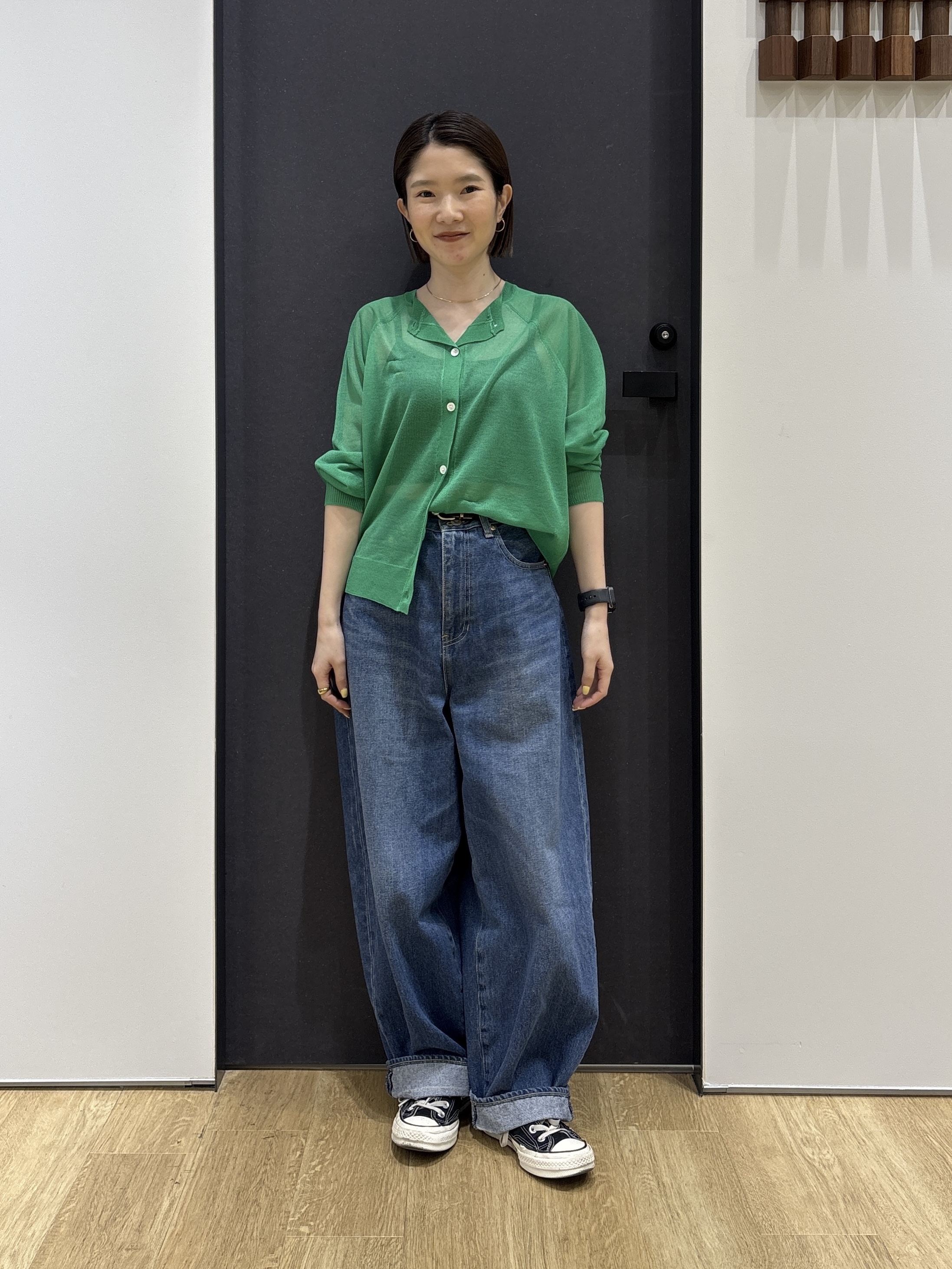 risaさんの「Dessin｜お守りカーディガン -ウォッシャブル-」を使ったコーディネート