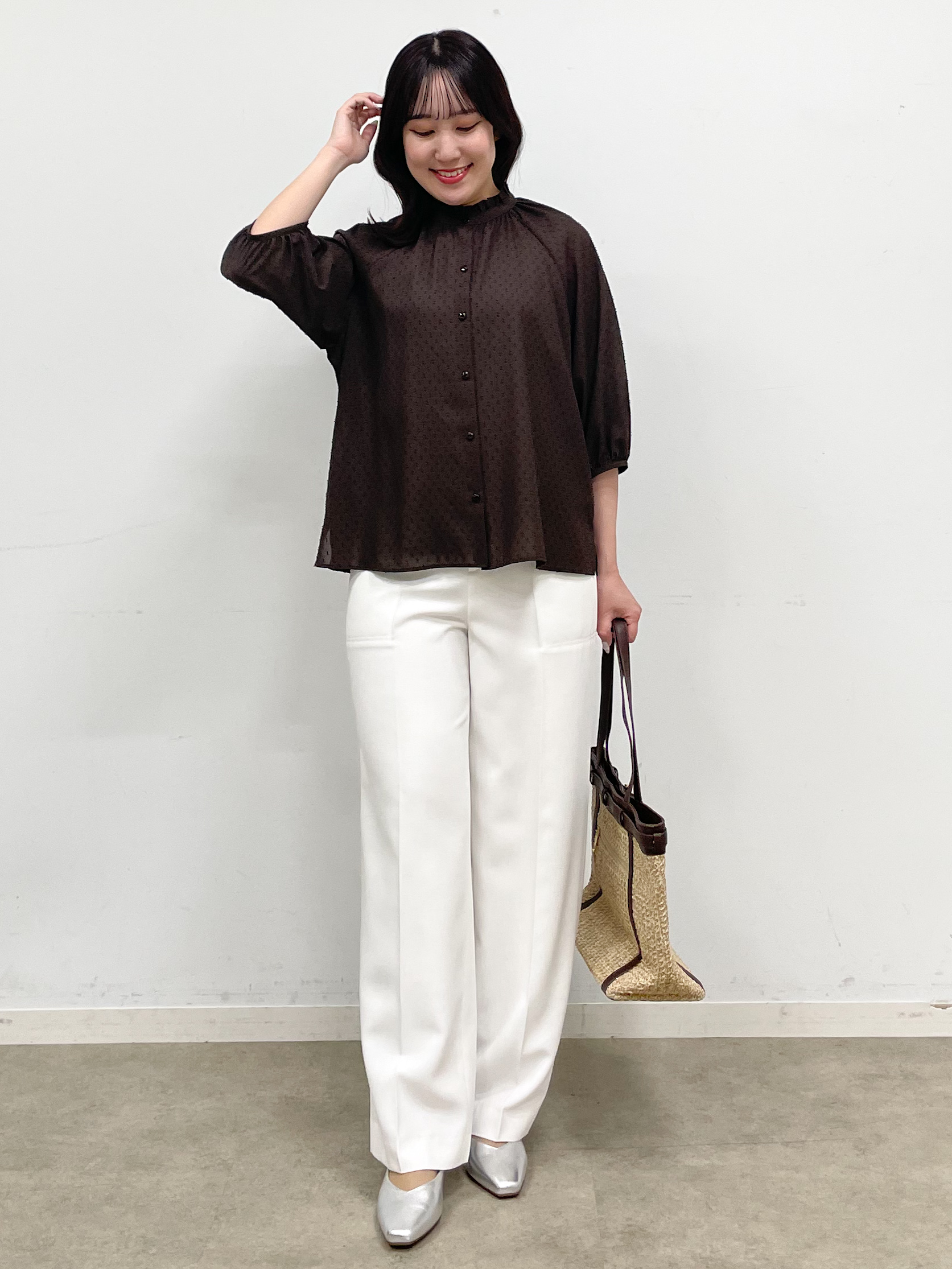 yukariさんの「Reflect｜フロントボタンデザインブラウス」を使ったコーディネート