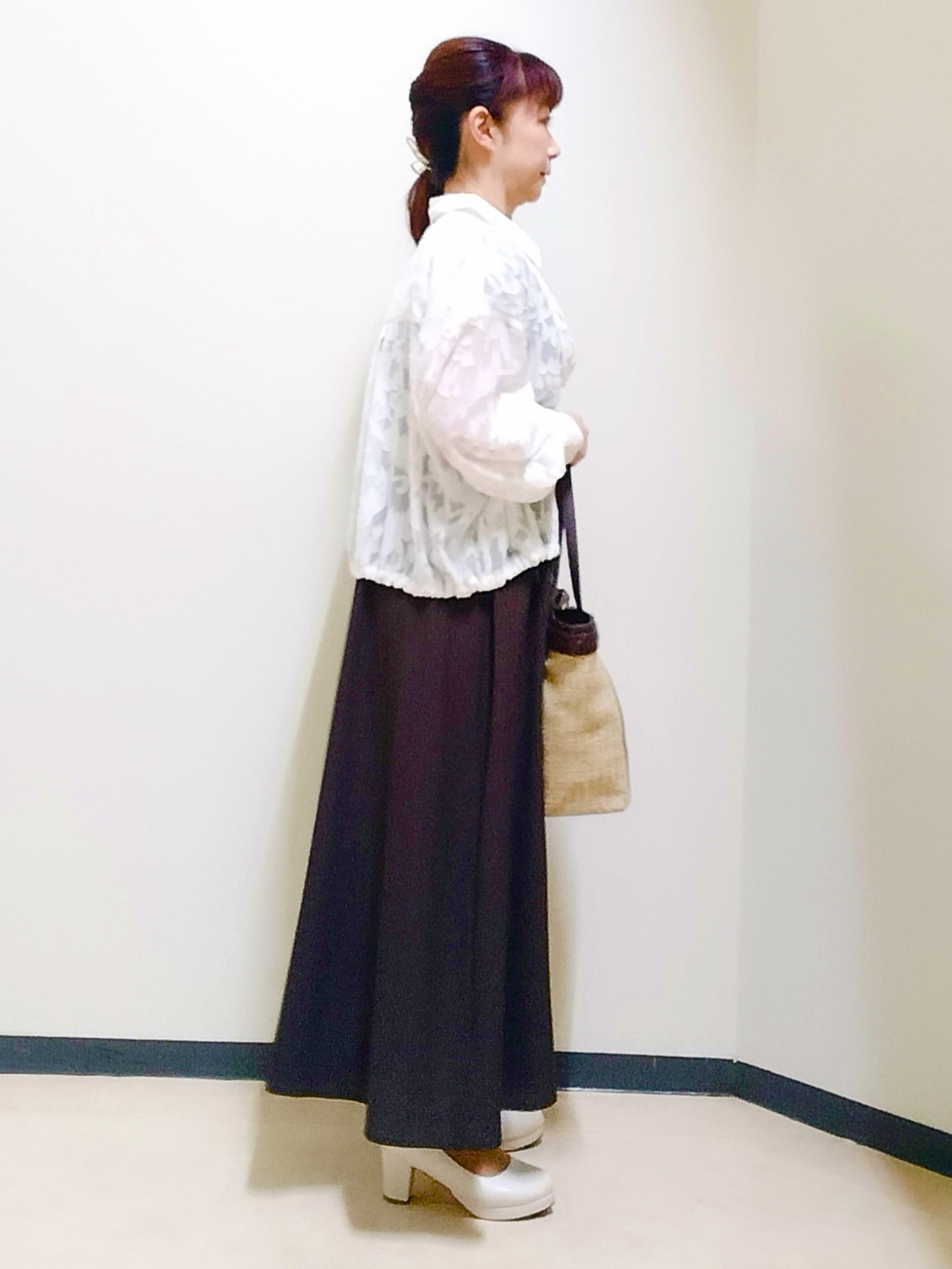 花さんの「Reflect｜【通気性あり／涼しい／マシンウォッシャブル】フロントボタンワンピース」を使ったコーディネート