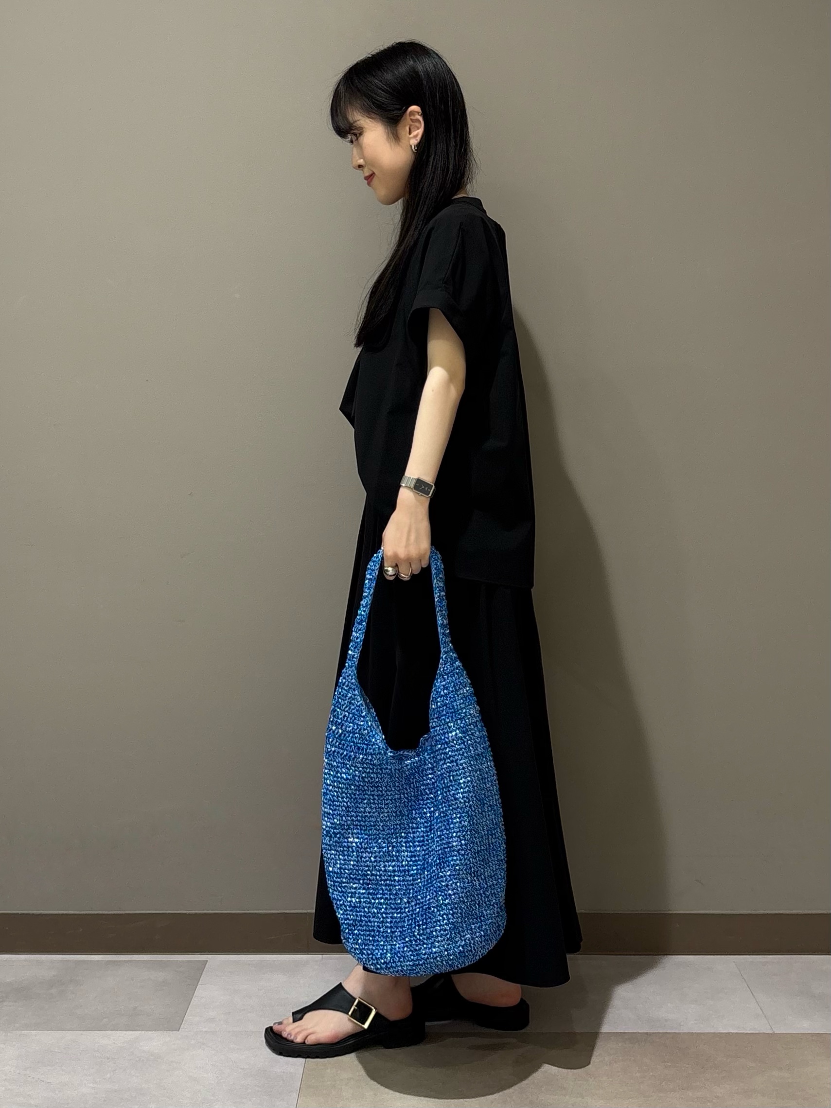 KEIKOさんの「INDIVI｜【撥水／UVケア／SETUP可能】軽量タックスキッパーブラウス」を使ったコーディネート