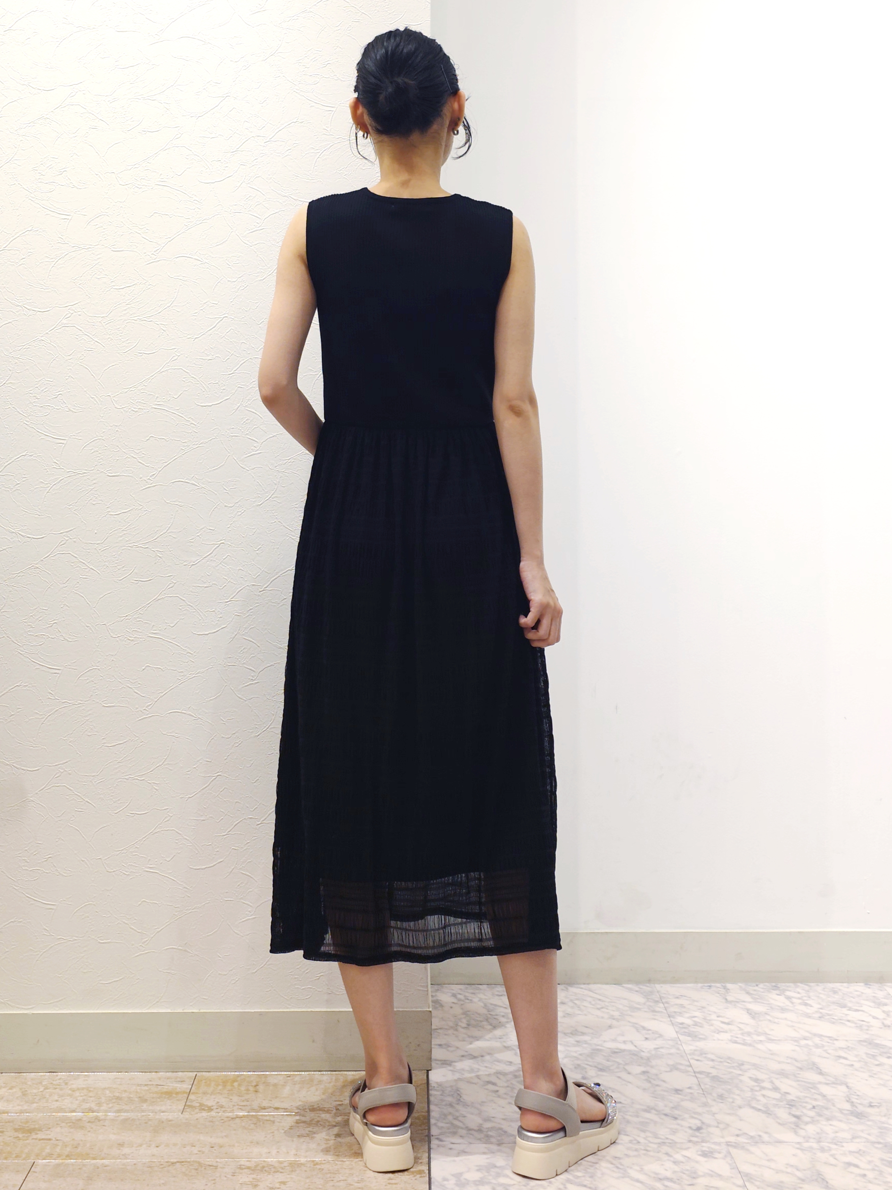 ケイさんの「grove｜【貴島明日香さん着用】リブニット&times;チュール ドッキングワンピース」を使ったコーディネート
