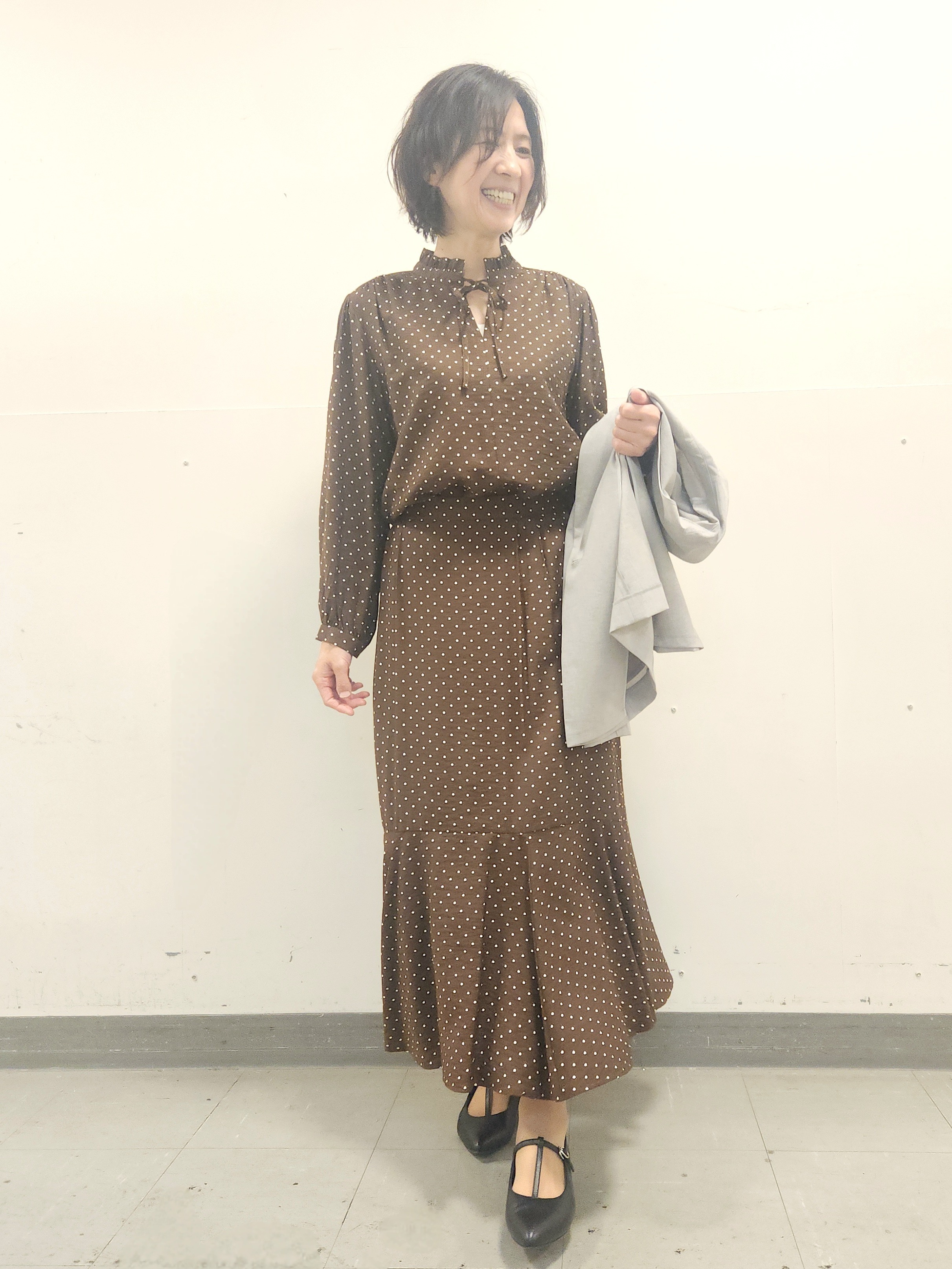 mayumayuさんの「Reflect｜【SS-4Lサイズ／接触冷感／シワになりにくい】リラクシーテーラードジャケット」を使ったコーディネート