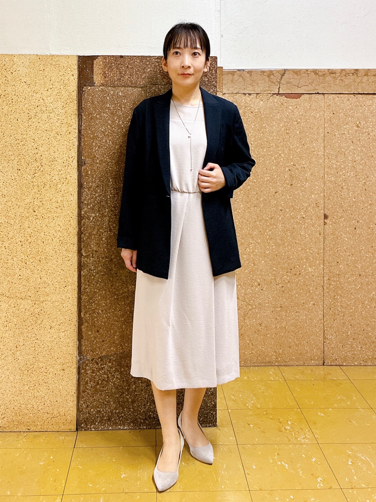 hattoriさんの「INDIVI｜【洗える／UVケア／麻調】シングルジャケット」を使ったコーディネート