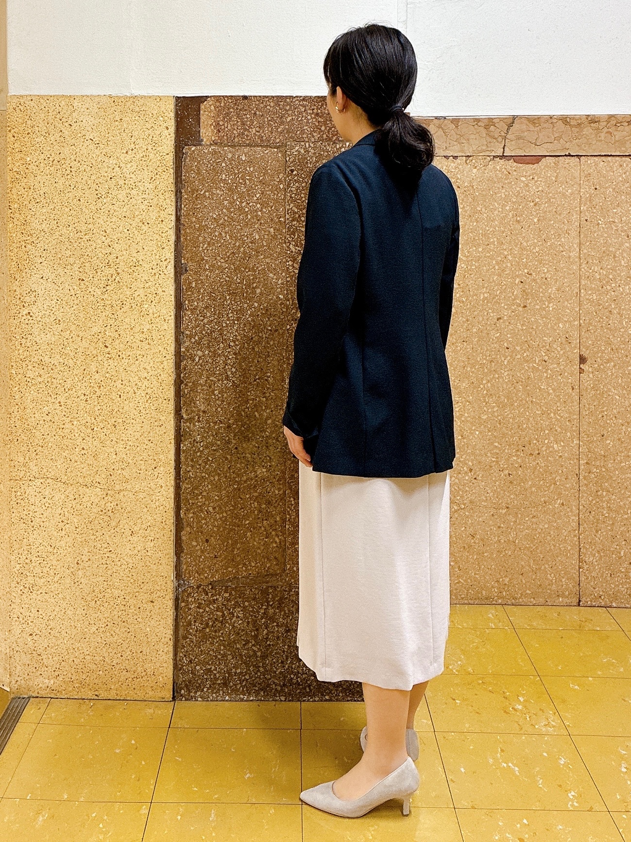 hattoriさんの「INDIVI｜【洗える／UVケア／麻調】シングルジャケット」を使ったコーディネート