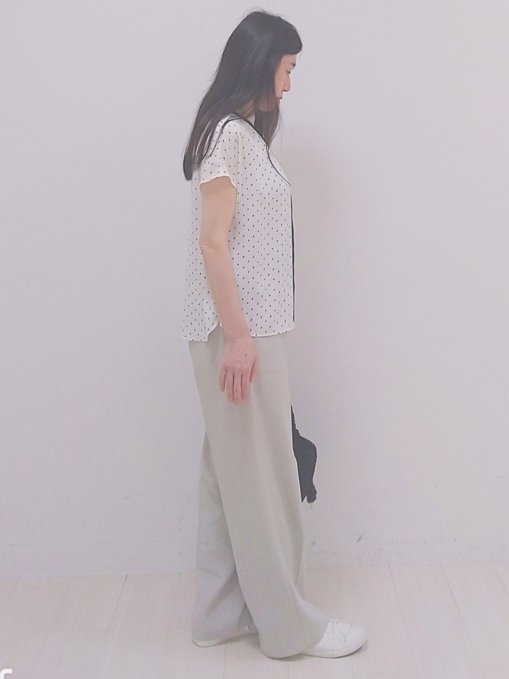 SANAさんの「Reflect｜【通勤におすすめ◎】ジョーゼットブラウス」を使ったコーディネート