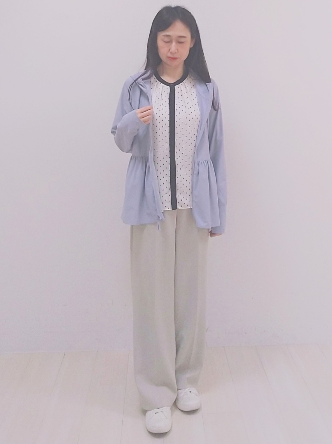 SANAさんの「Reflect｜【UVカット／接触冷感】ラッシュガードパーカー」を使ったコーディネート