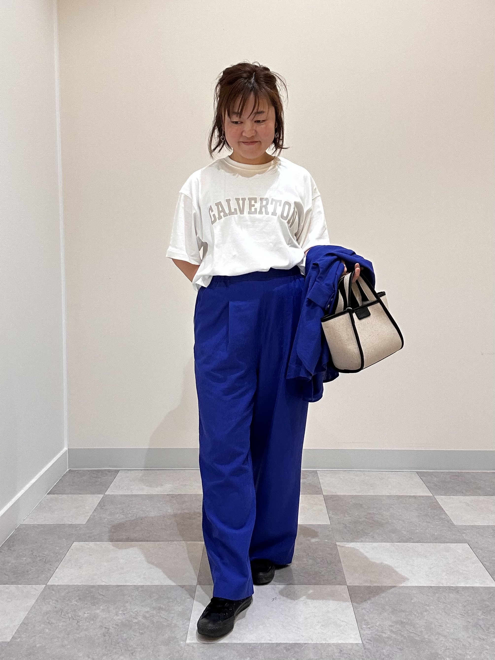 Aiさんの「Dessin｜【セットアップ可/洗える】リネンブレンドドルマンシャツ」を使ったコーディネート