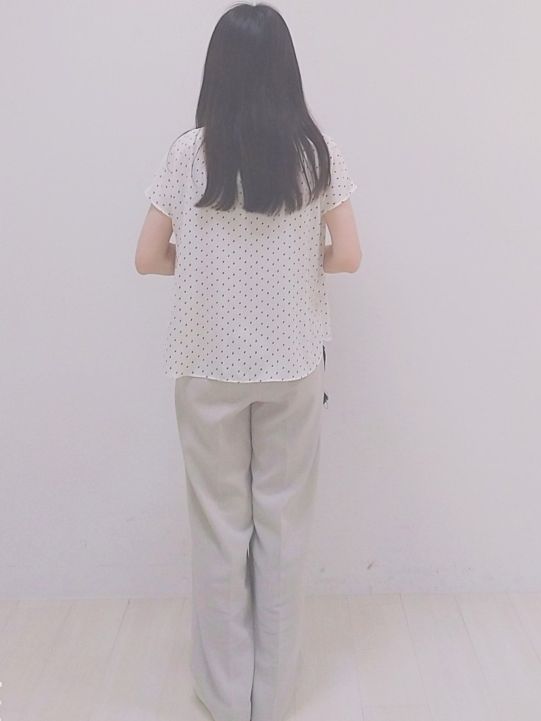 SANAさんの「Reflect｜【通勤におすすめ◎】ジョーゼットブラウス」を使ったコーディネート