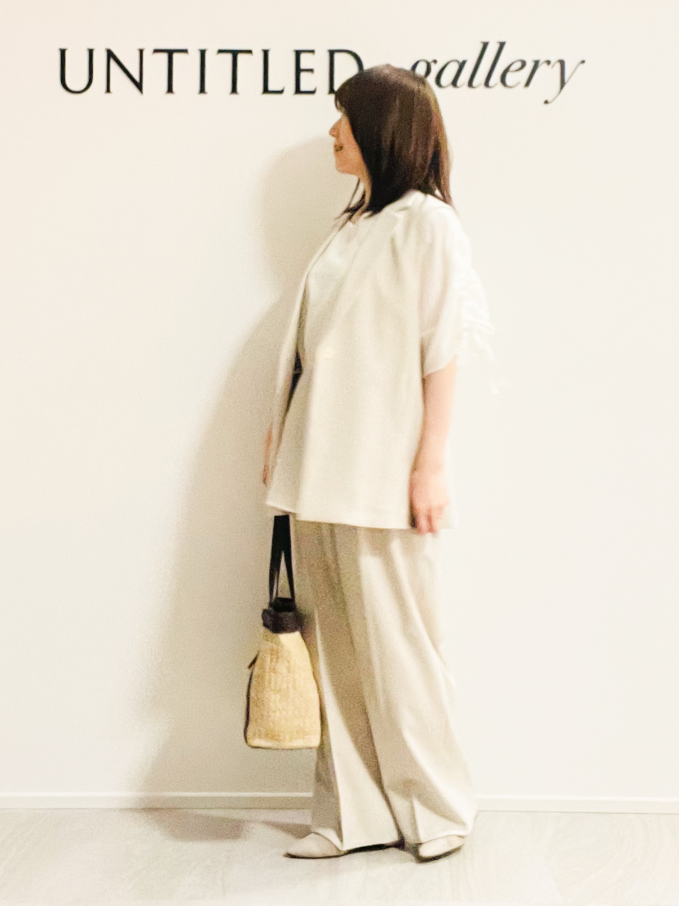 めいさんの「UNTITLED｜【通気性あり／涼しい／マシンウォッシャブル】ウエストギャザーブラウス」を使ったコーディネート