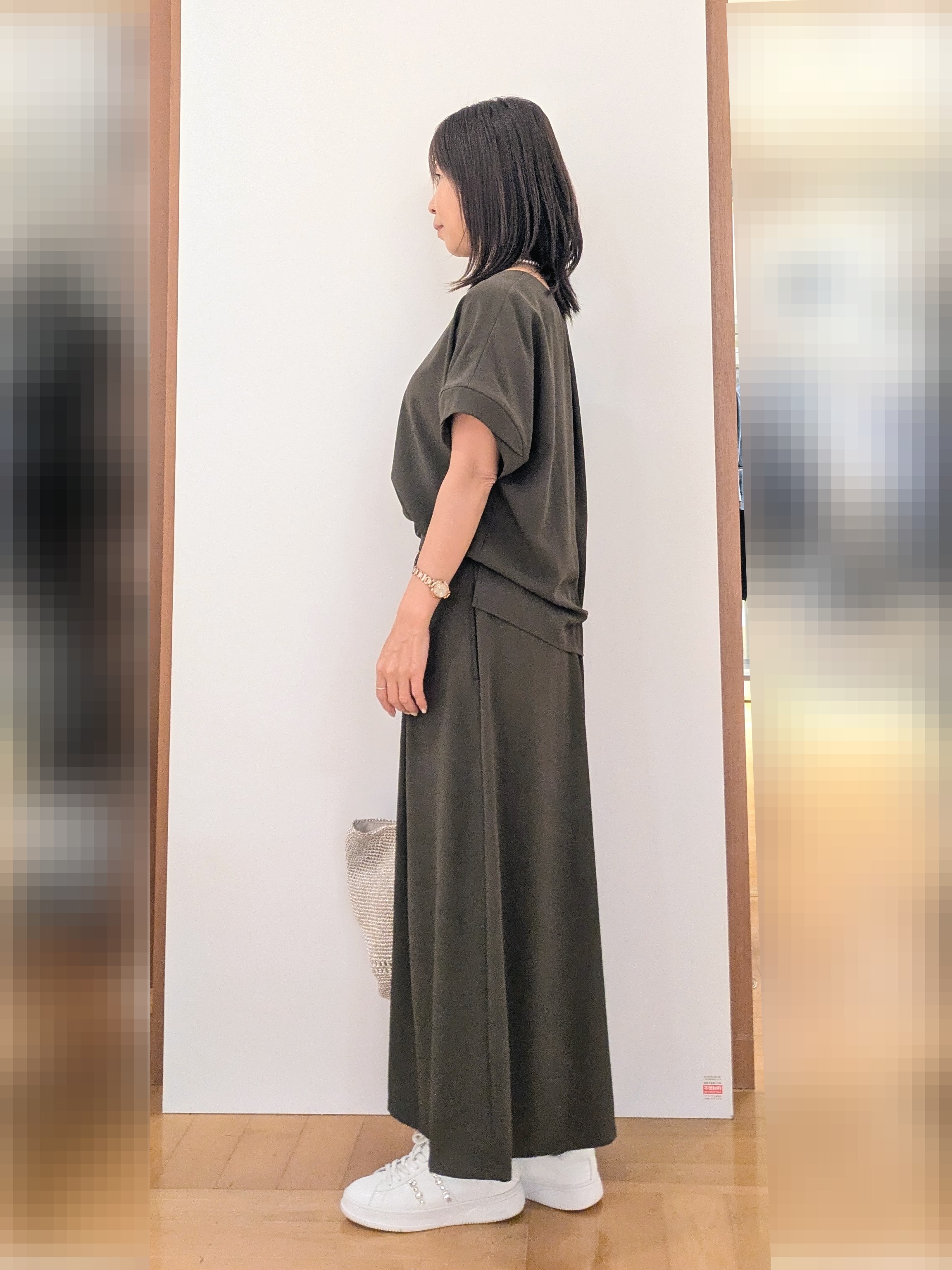 laverさんの「UNTITLED｜【接触冷感/UVカット/遮熱機能】フライスジャージカーディガン」を使ったコーディネート