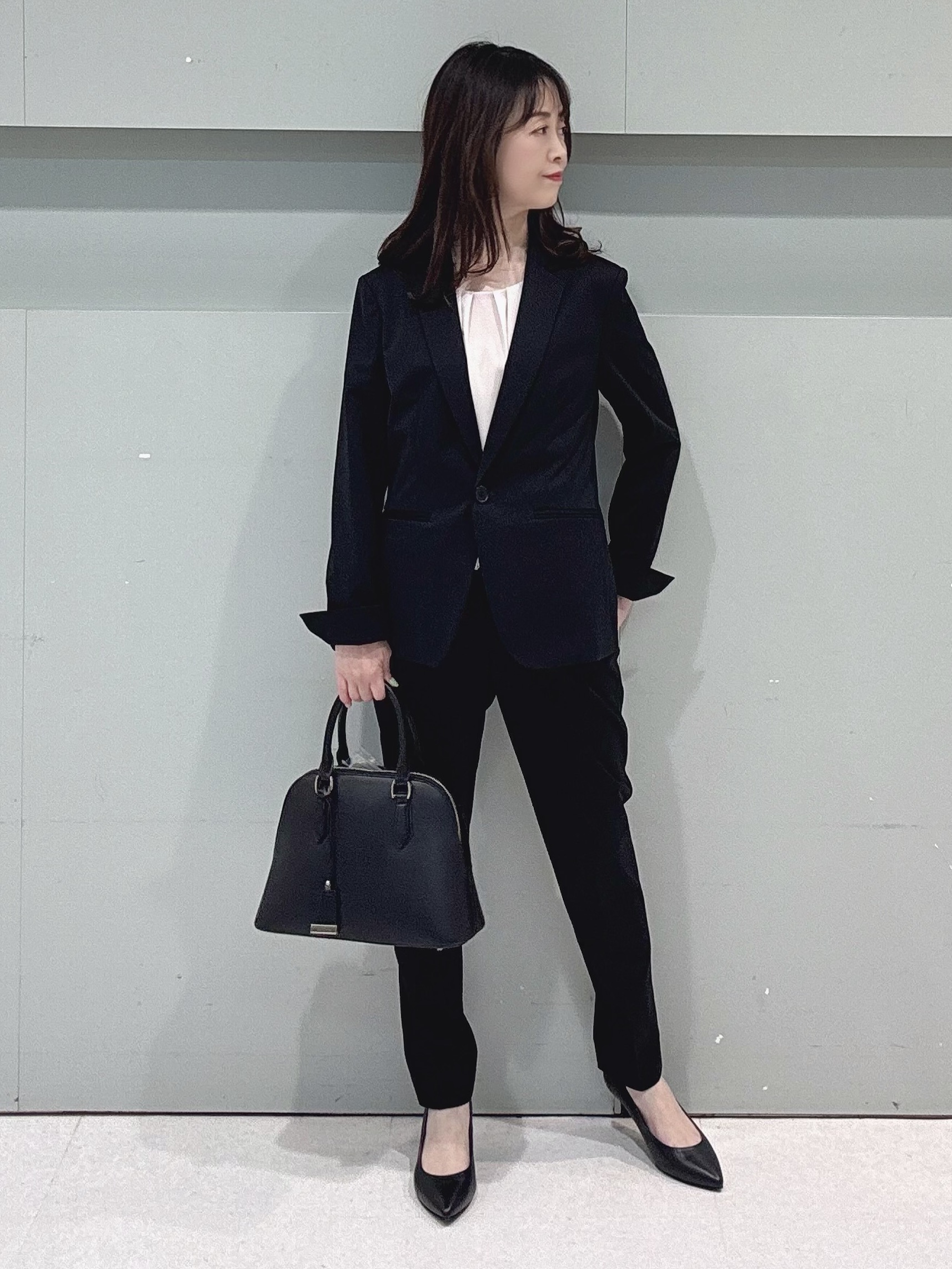 makiさんの「UNTITLED｜【UV/接触冷感/スーツ】ジャージテーラードジャケット」を使ったコーディネート