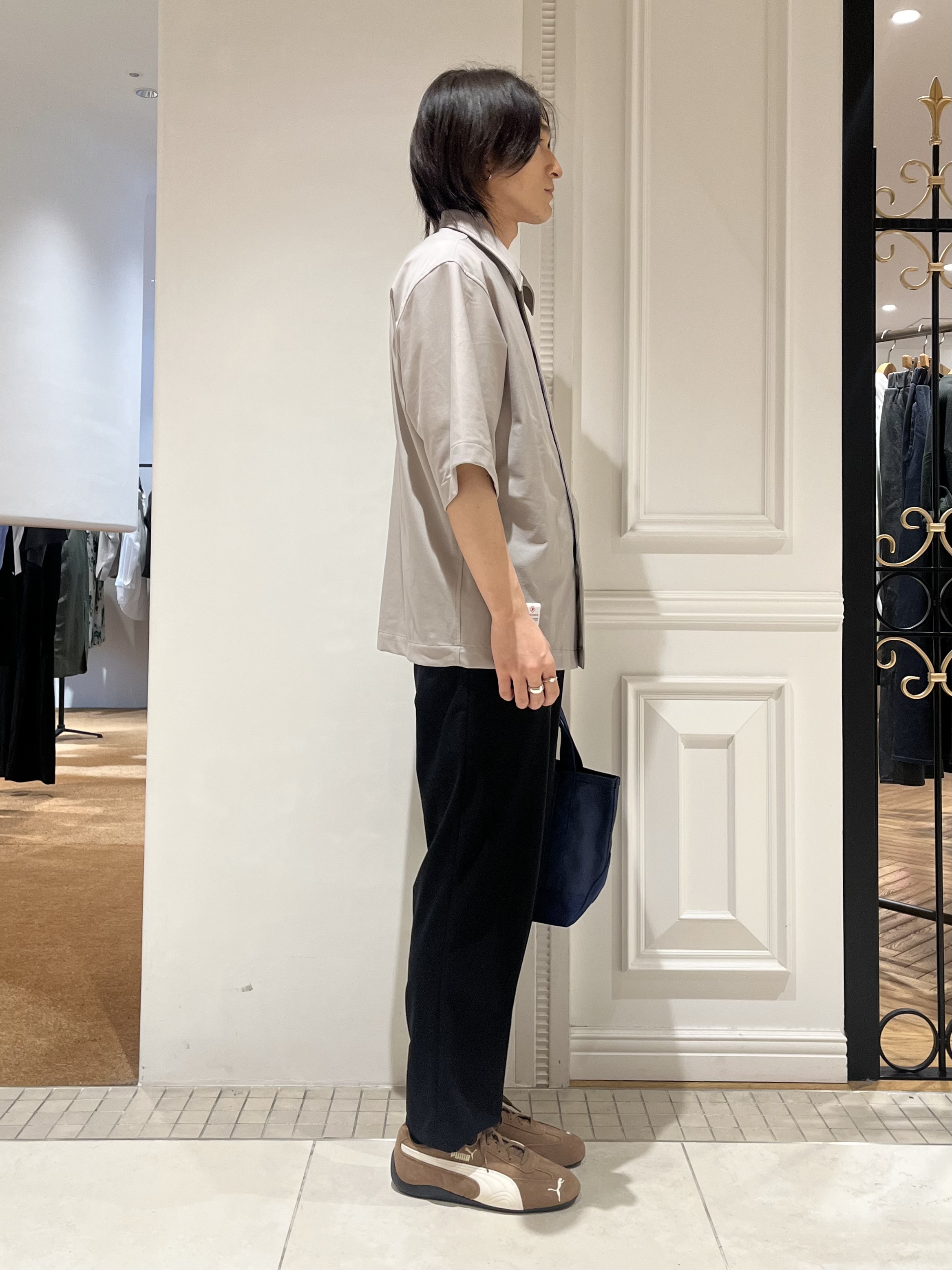 Watanabeさんの「DRESSTERIOR｜【接触冷感/UVカット/ウォッシャブル/Safari5月号掲載】AIRTOOL ハーフスリーブシャツ」を使ったコーディネート