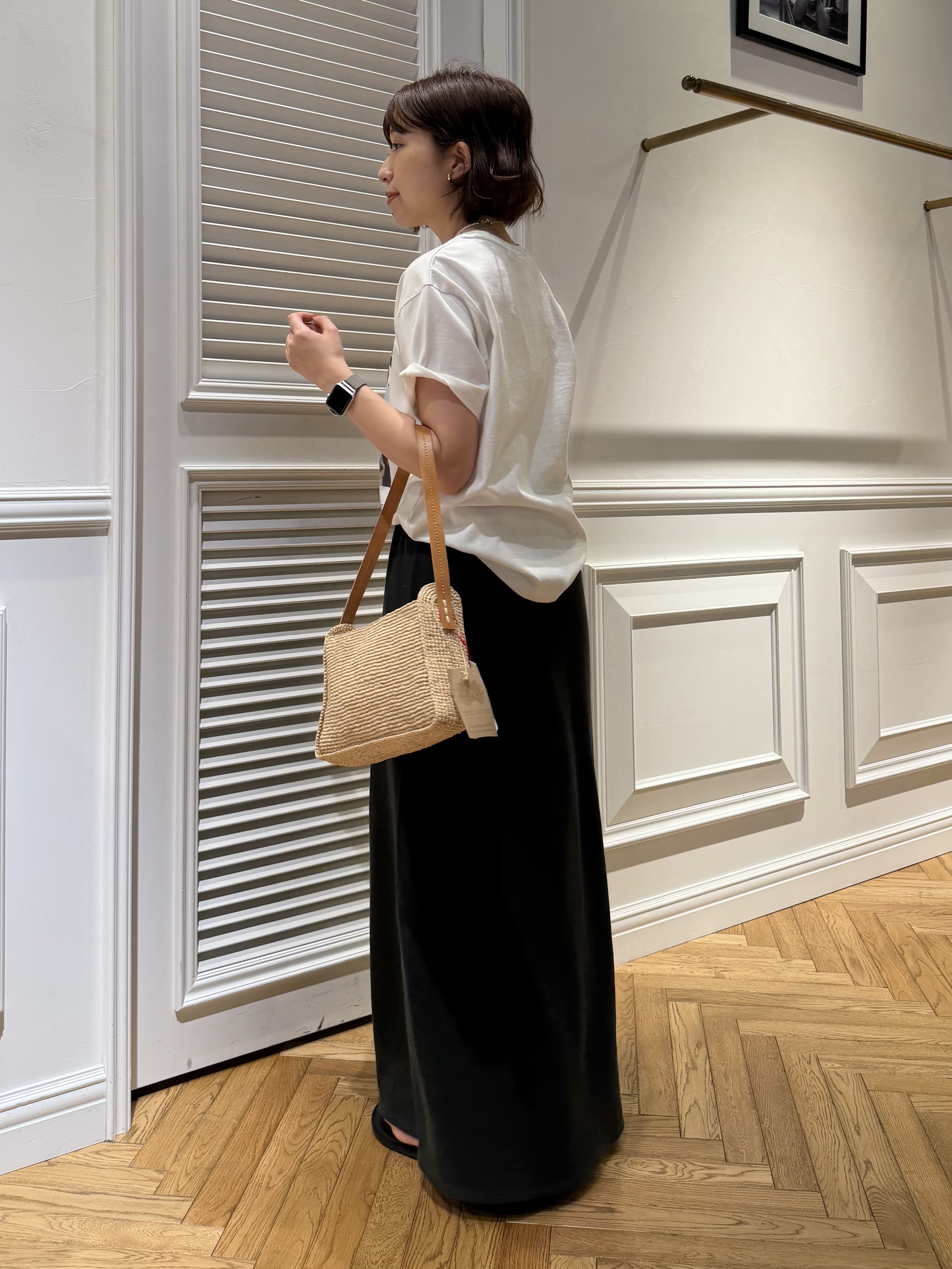 つじ まこさんの「DRESSTERIOR｜【接触冷感】STAR WARS カプセルグローグTシャツ」を使ったコーディネート