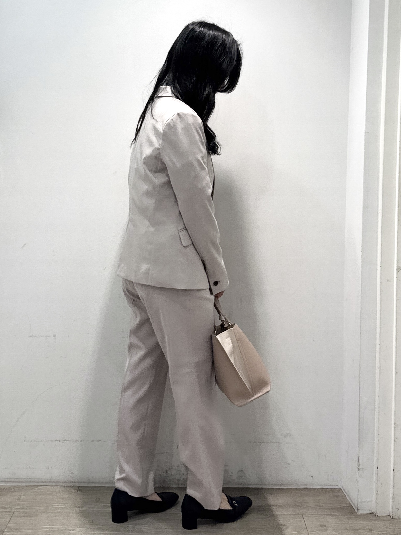 yuicciさんの「OPAQUE.CLIP｜ストレッチテーラードジャケット／セットアップ対応【洗濯機OK】」を使ったコーディネート