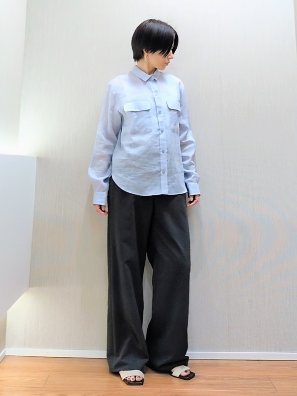 ミズタさんの「UNTITLED｜【古畑星夏さん着用/接触冷感】ドライタッチシャツ」を使ったコーディネート