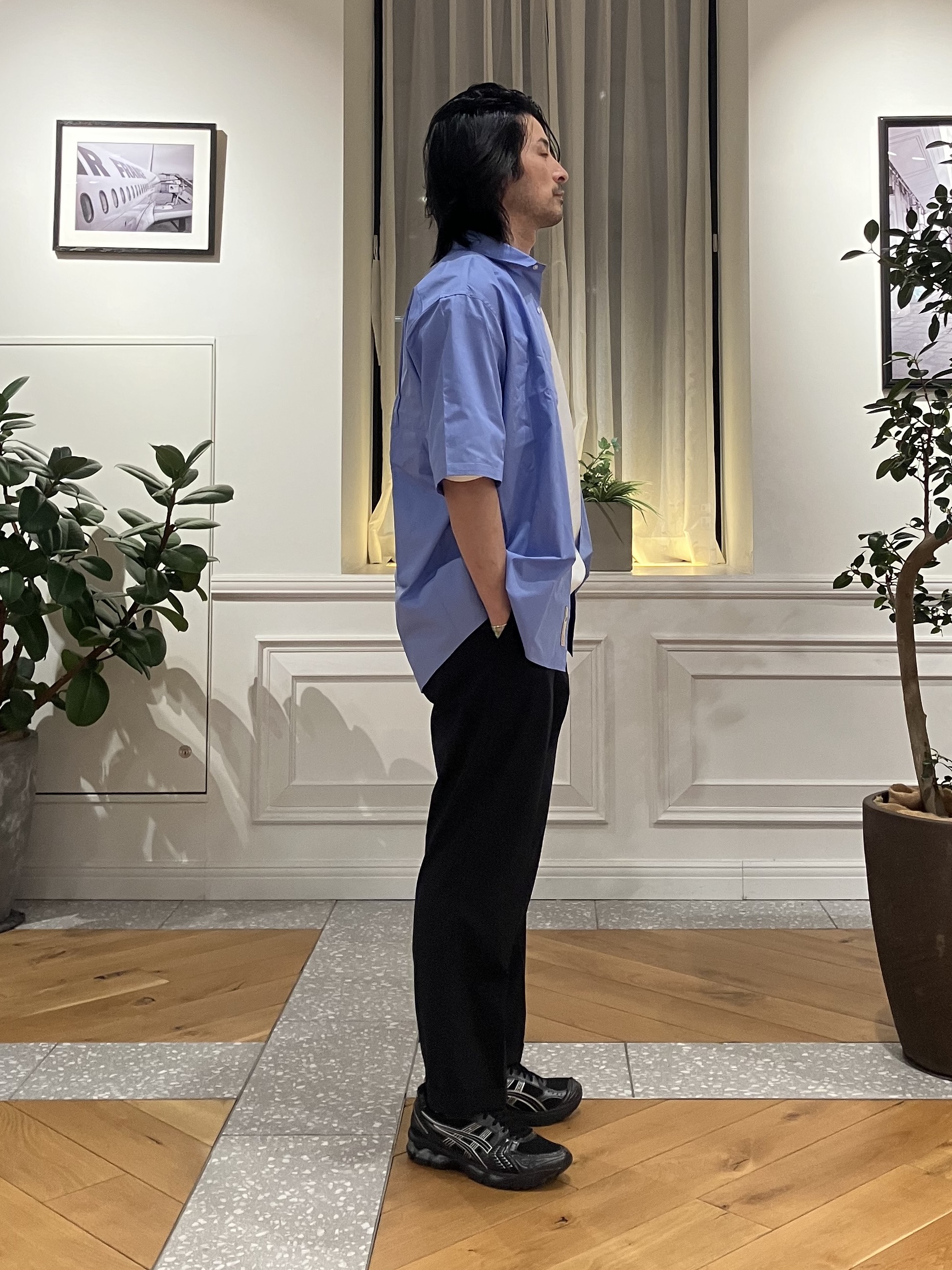 junyaさんの「DRESSTERIOR｜【干場義雅&times;DRESSTERIOR】シドグラスシャツ」を使ったコーディネート