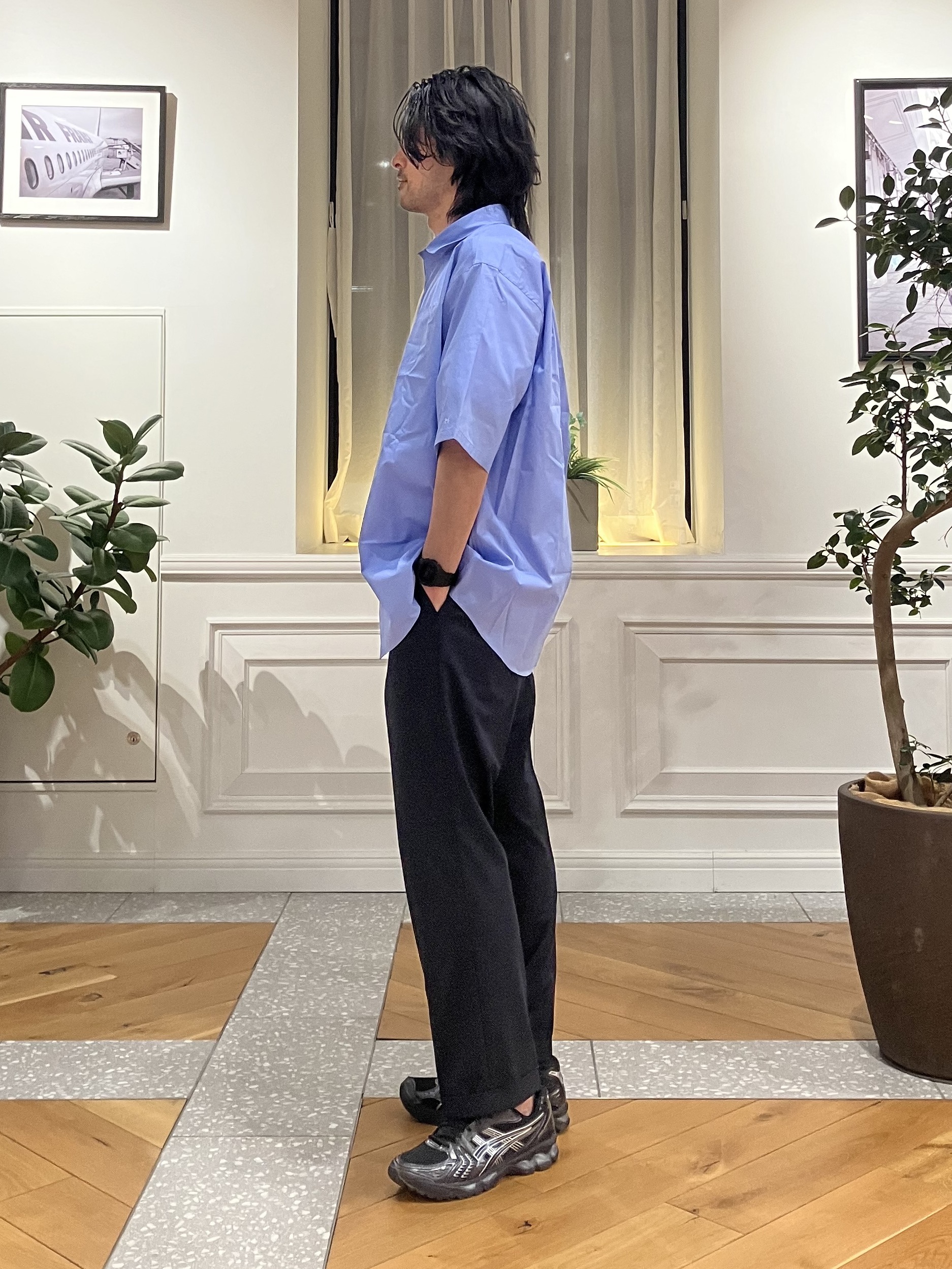 junyaさんの「DRESSTERIOR｜【干場義雅&times;DRESSTERIOR】シドグラスシャツ」を使ったコーディネート