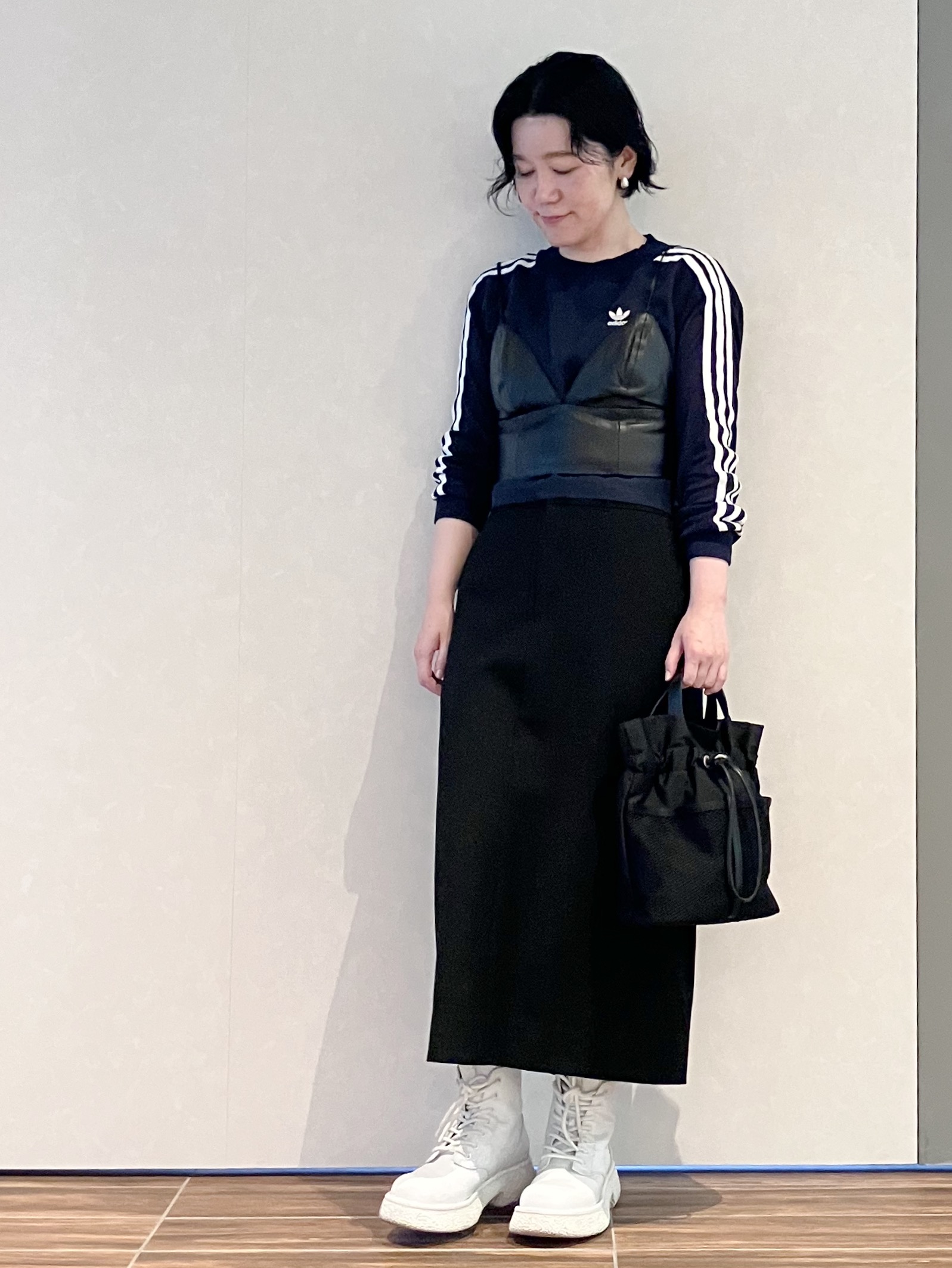Cさんの「HIROKO HAYASHI｜LUINI AGILE（ルイーニ アジレ）ショルダーバッグ」を使ったコーディネート