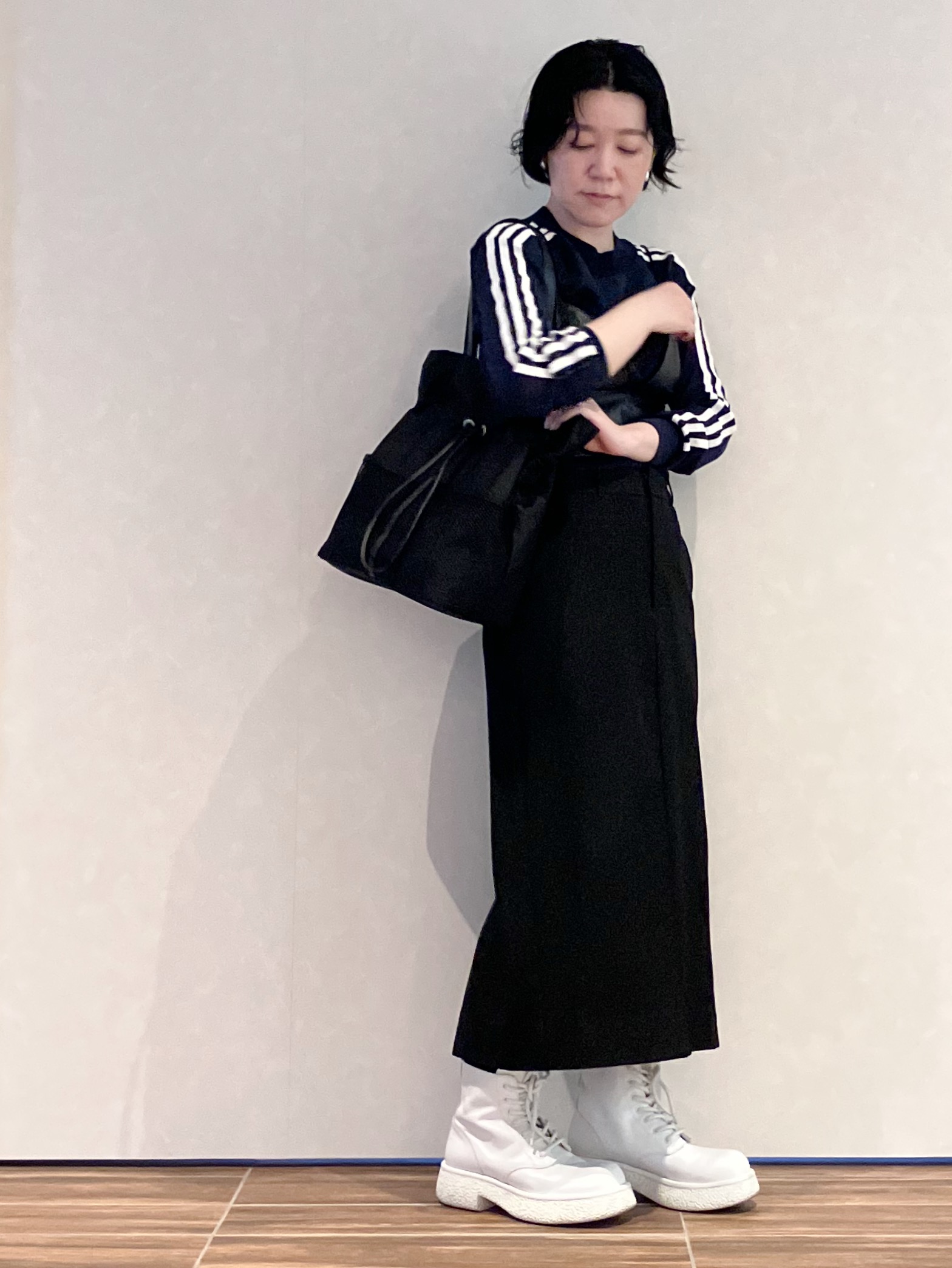 Cさんの「HIROKO HAYASHI｜LUINI AGILE（ルイーニ アジレ）トートバッグ」を使ったコーディネート