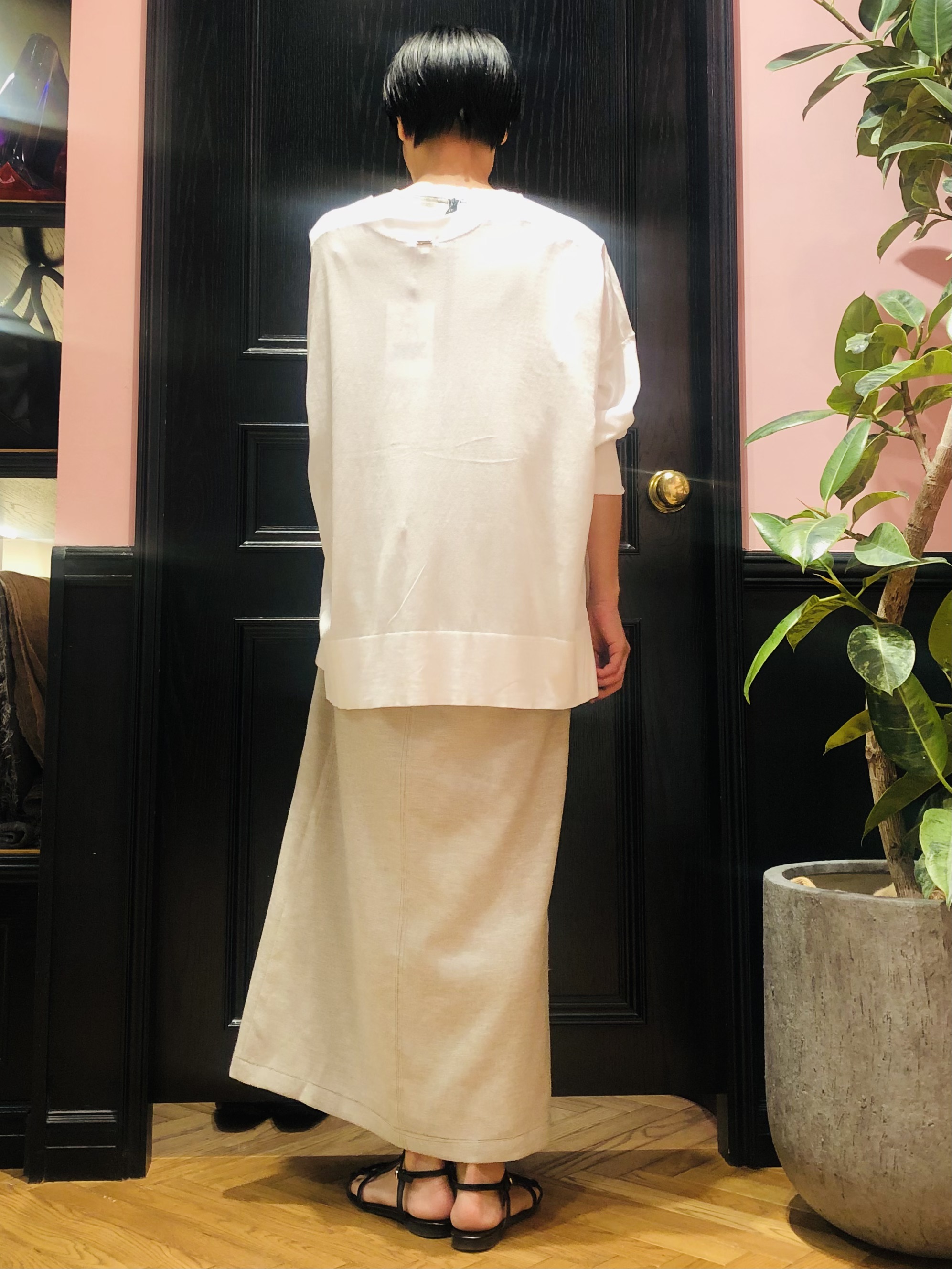 OGATAさんの「DRESSTERIOR｜【接触冷感/UVカット】ウォッシャブル スピンコットン カーディガン」を使ったコーディネート