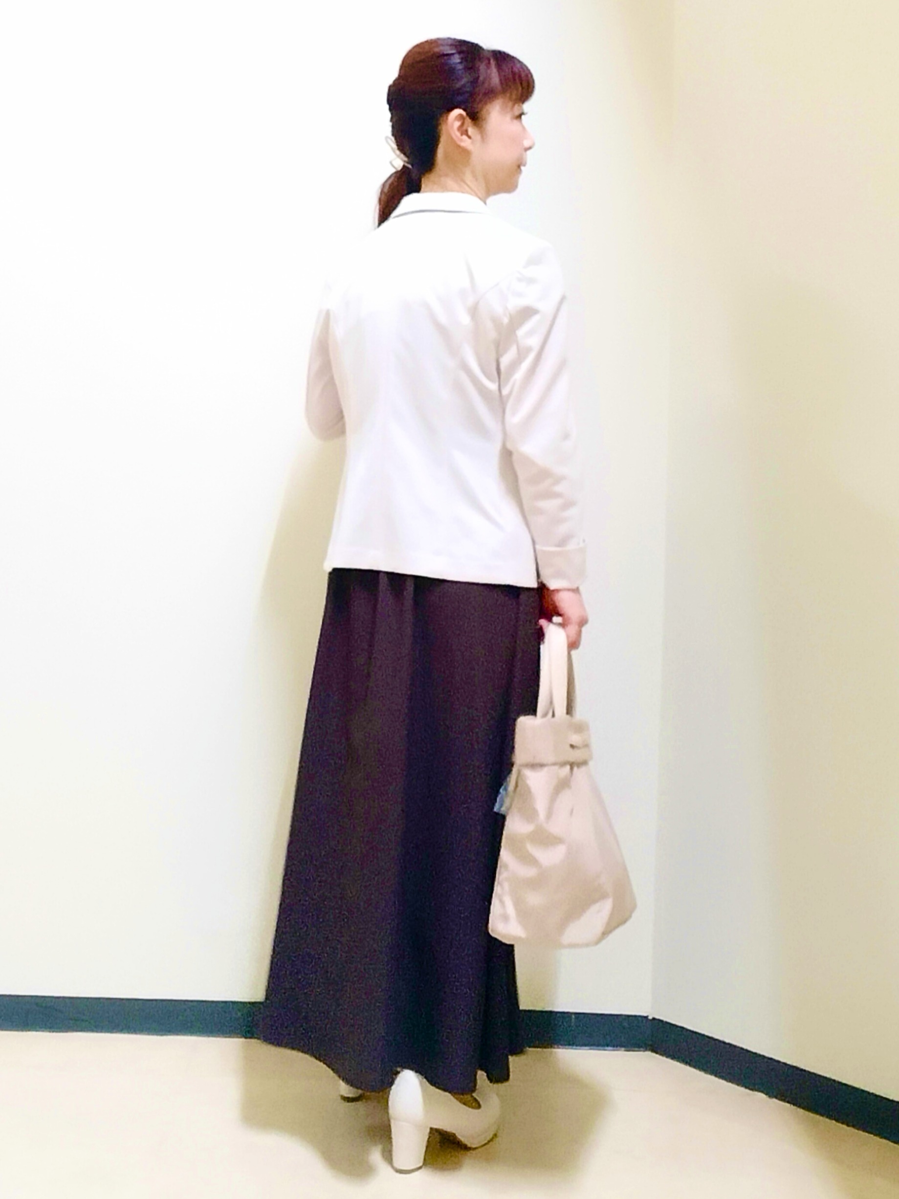 花さんの「Reflect｜【通気性あり／涼しい／マシンウォッシャブル】フロントボタンワンピース」を使ったコーディネート