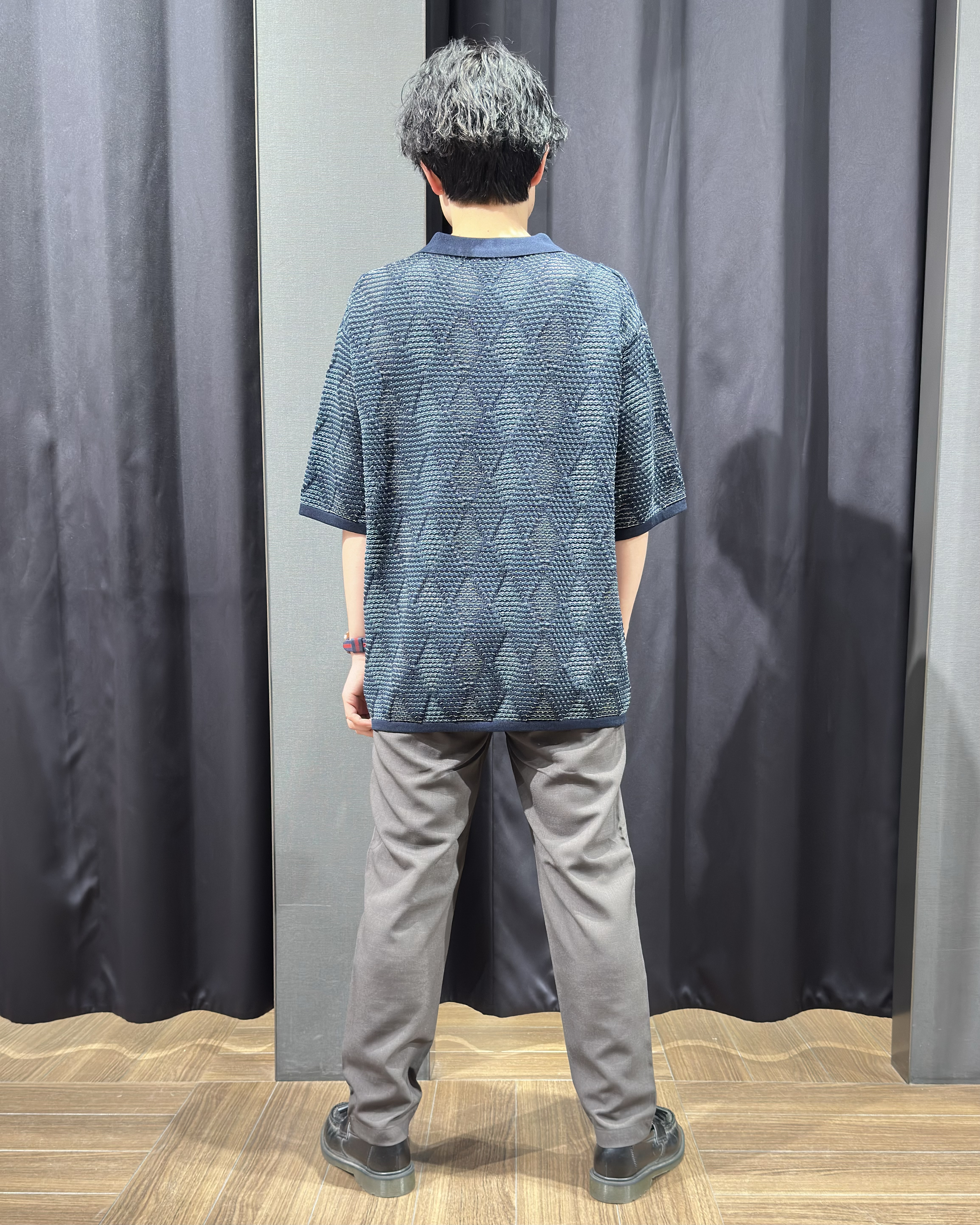 tomoyaさんの「THE SHOP TK｜【主張しすぎない配色バランス】アーガイルメッシュポロ半袖Tシャツ 洗濯機OK」を使ったコーディネート