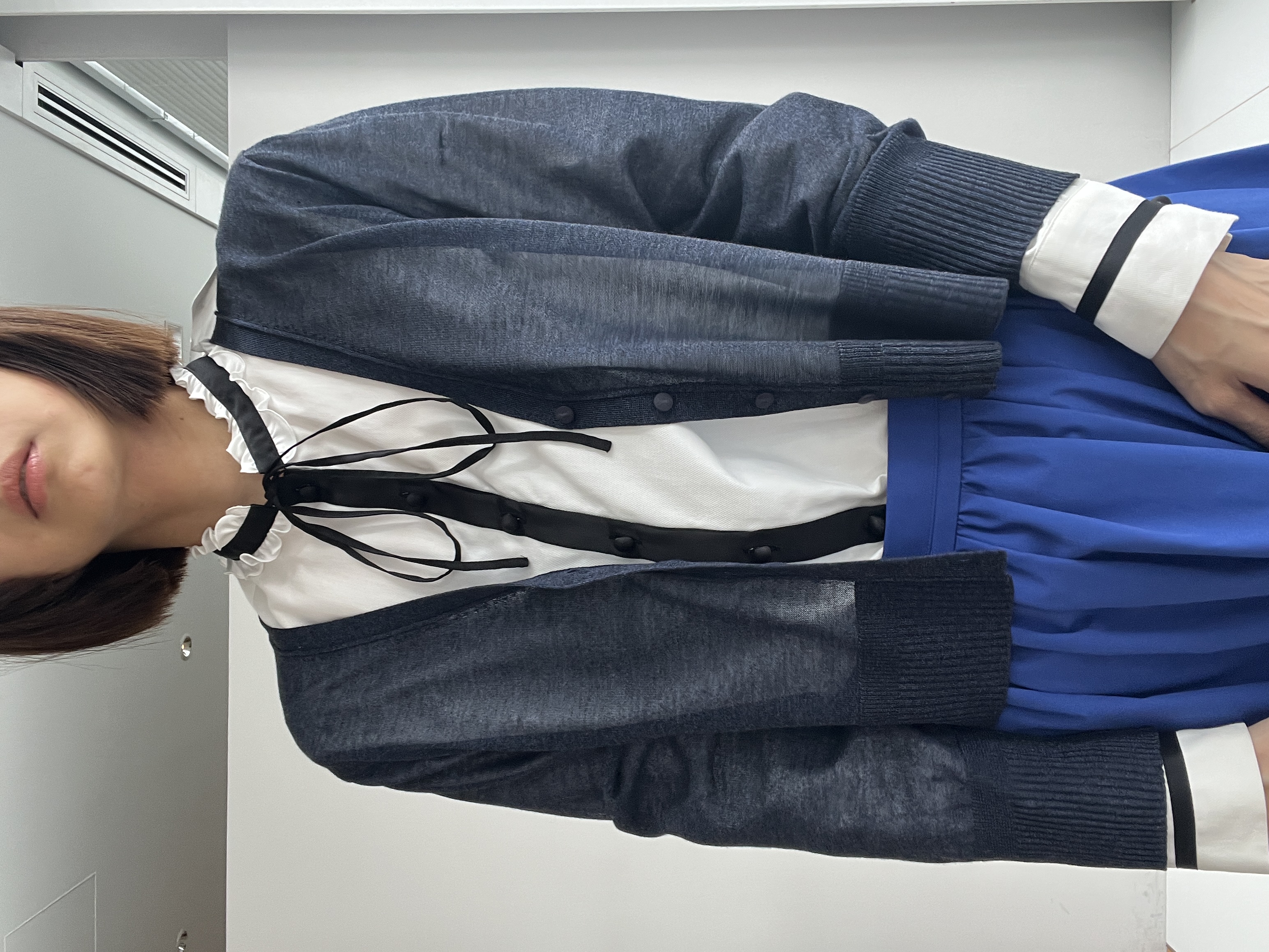 misaさんの「DRESSTERIOR｜【日除け/冷房対策】ウォッシャブルシアーカーディガン」を使ったコーディネート