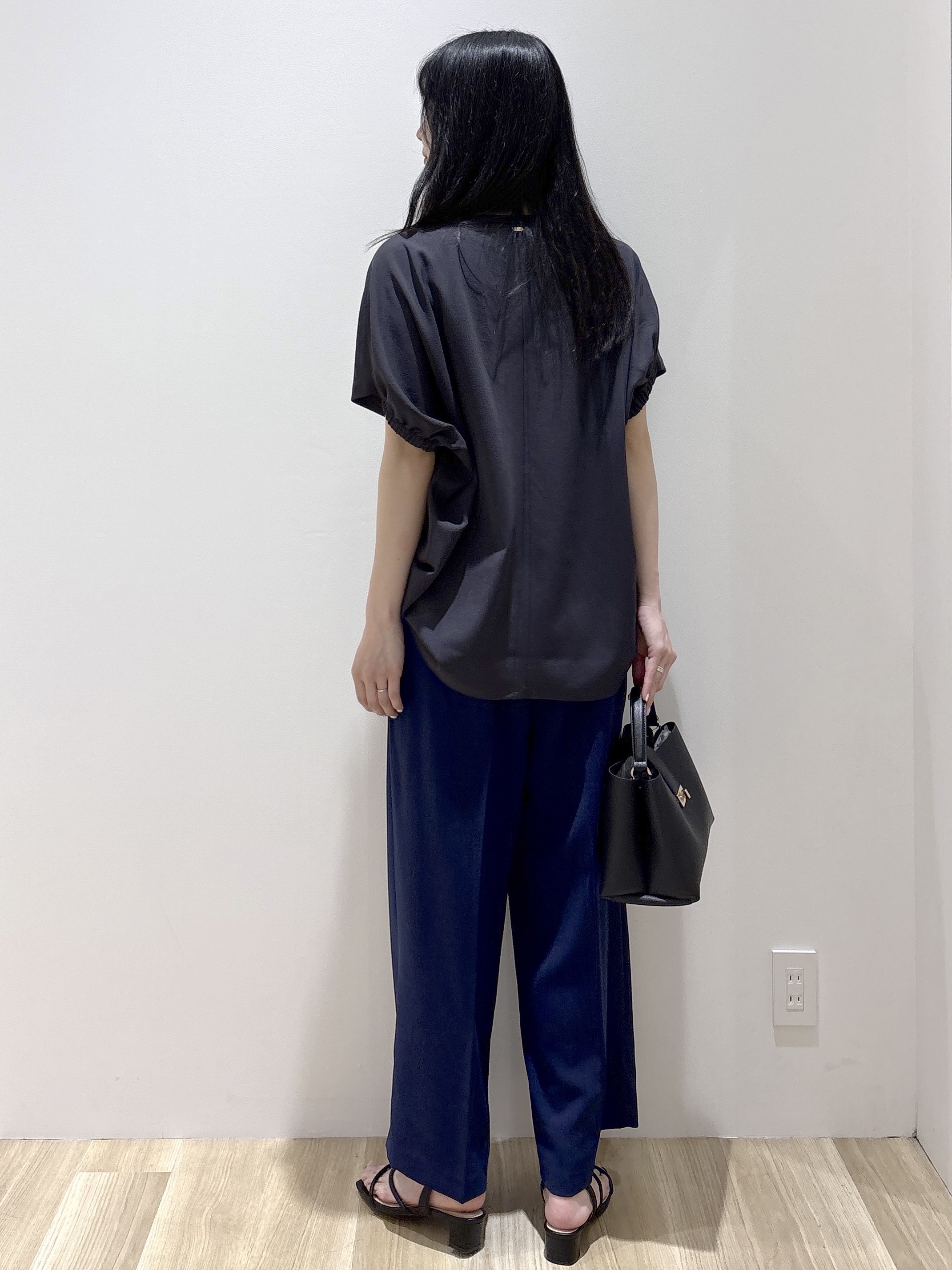 sachikoさんの「OPAQUE.CLIP｜【UV／吸水速乾】リラクシードルマントップス／セットアップ対応可《洗濯機OK》」を使ったコーディネート