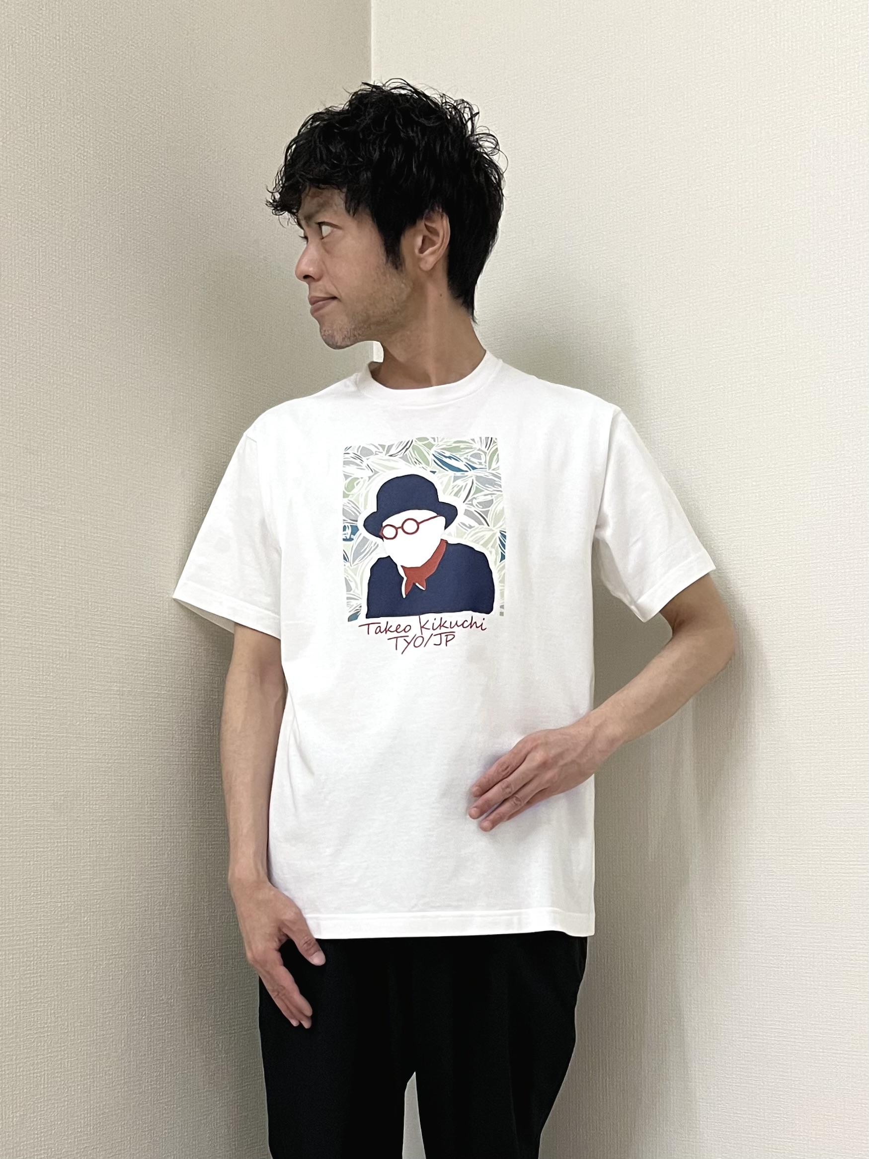 URAさんの「TAKEO KIKUCHI｜【BOWLER HAT LABEL】ボーラーハットウォーカー刺繍 半袖ボタンダウンシャツ」を使ったコーディネート