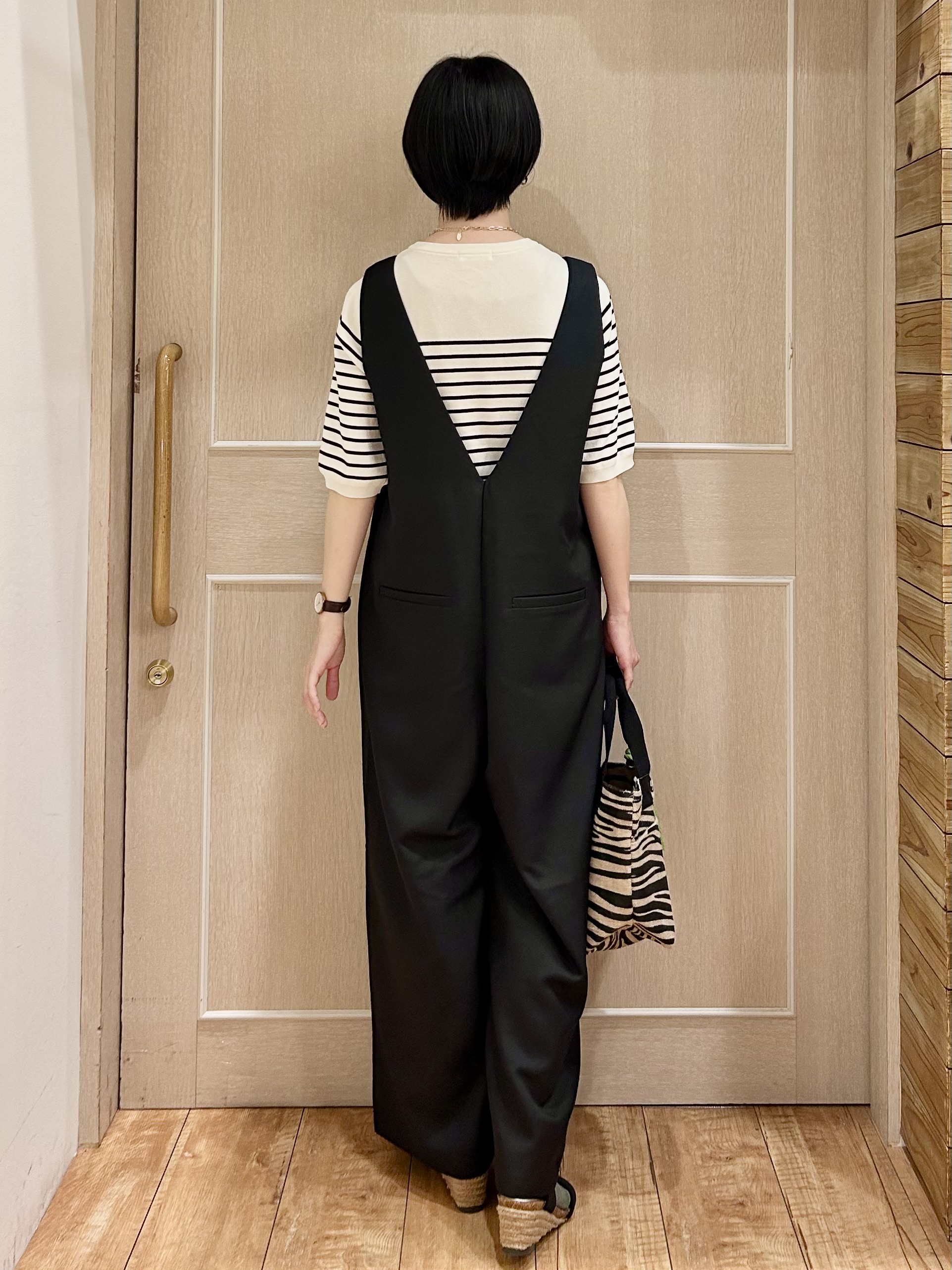 ちぐささんの「SHOO･LA･RUE｜【洗濯後しわになりにくい/S-LL】ゆったりらくちんきれい見え　シンプルだから使いやすい 大人のオー」を使ったコーディネート