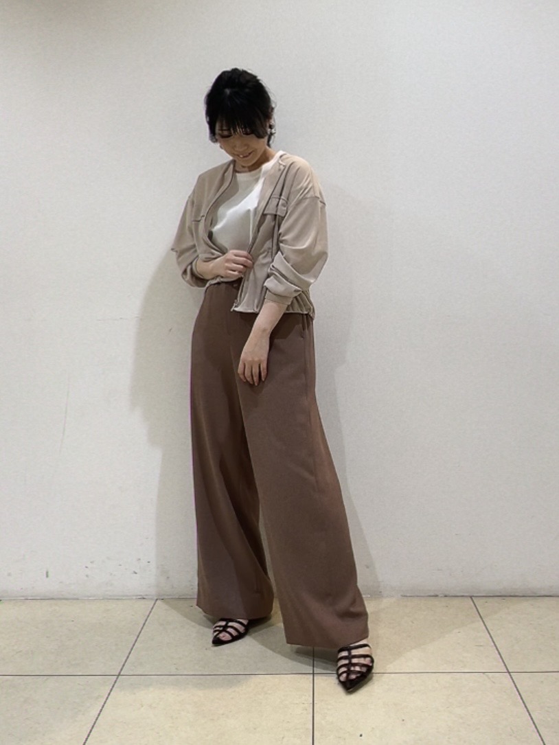 watanabeさんの「UNTITLED｜【古畑星夏さん着用/洗える】シアーブルゾン」を使ったコーディネート