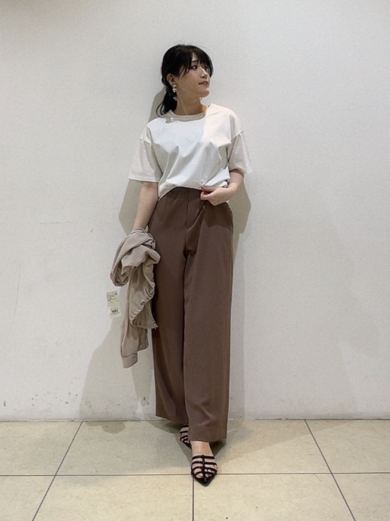 watanabeさんの「UNTITLED｜【古畑星夏さん着用/洗える】シアーブルゾン」を使ったコーディネート
