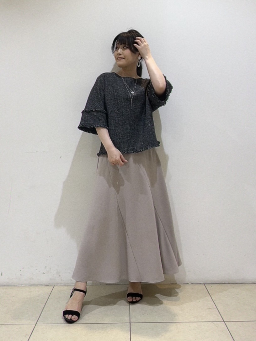 watanabeさんの「UNTITLED｜【接触冷感/はっ水/セットアップ可】リラクシーフレアスカート」を使ったコーディネート