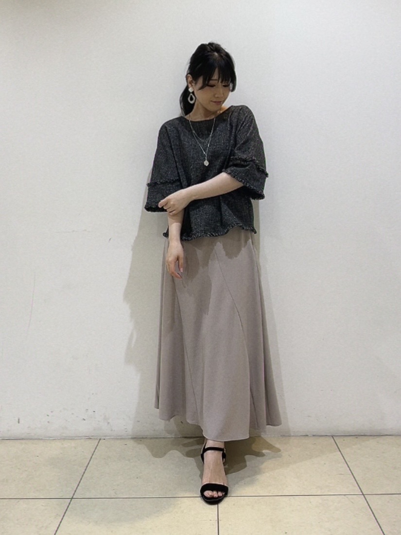 watanabeさんの「UNTITLED｜【接触冷感/はっ水/セットアップ可】リラクシーフレアスカート」を使ったコーディネート